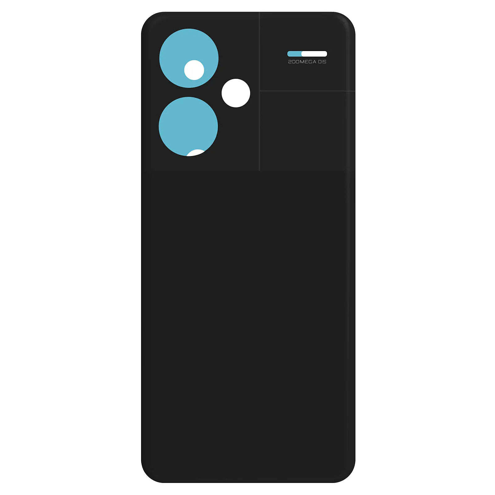 Clappio Vitre arrière de remplacement pour Xiaomi Redmi Note 13 Pro Plus