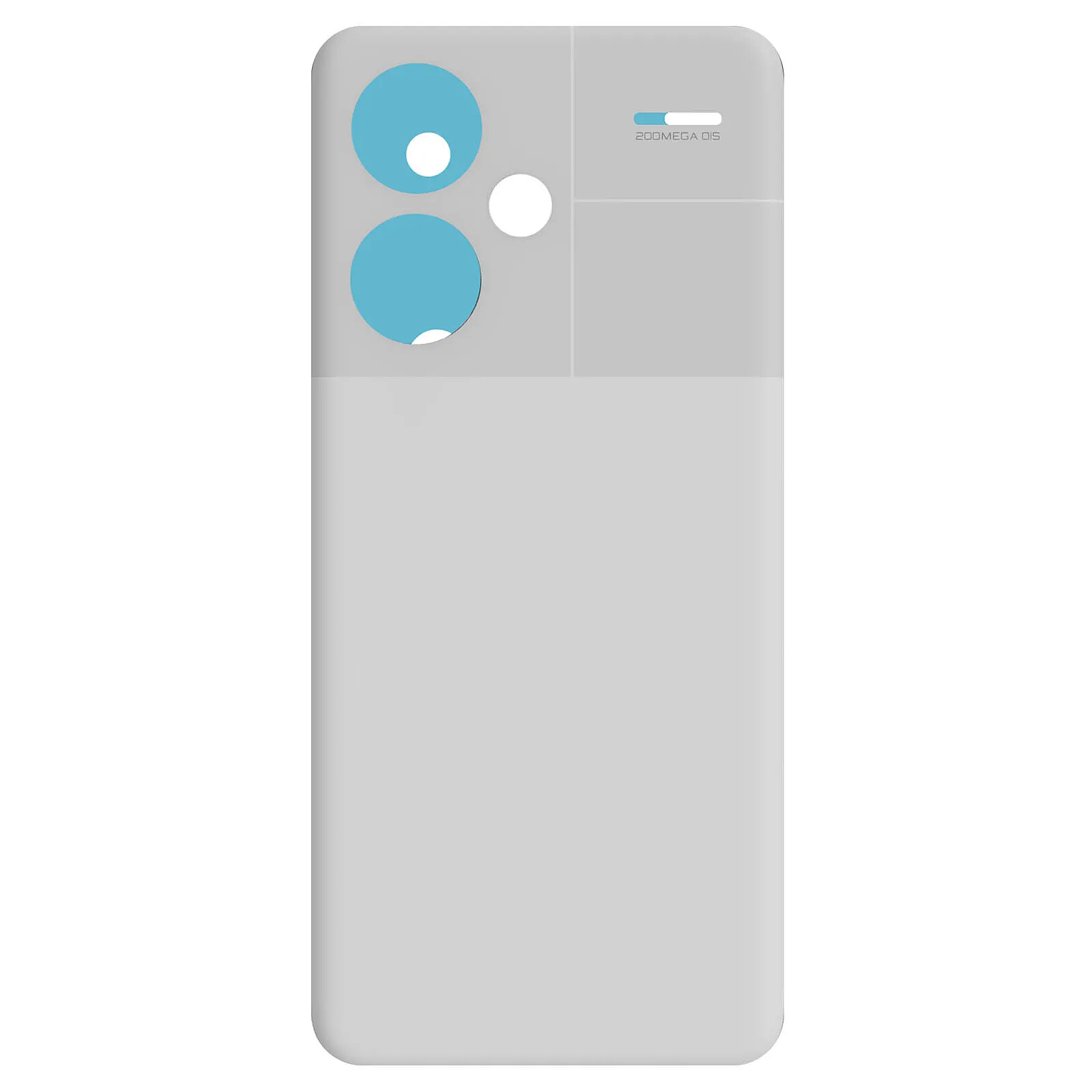 Clappio Vitre arrière de remplacement pour Xiaomi Redmi Note 13 Pro Plus