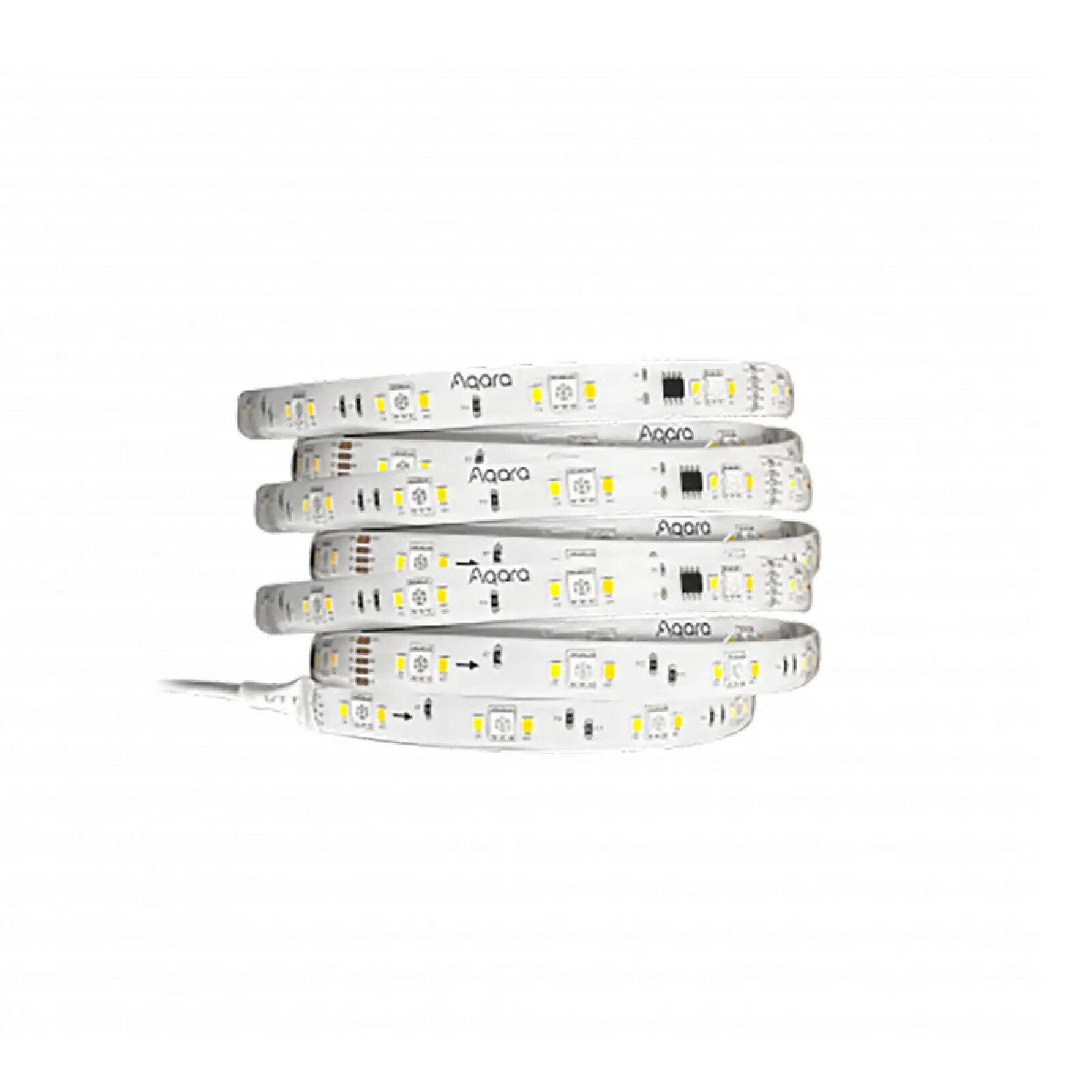 Aqara Bande LED T1 1m pour Éclairage Intelligent RGBIC avec Zigbee Blanc