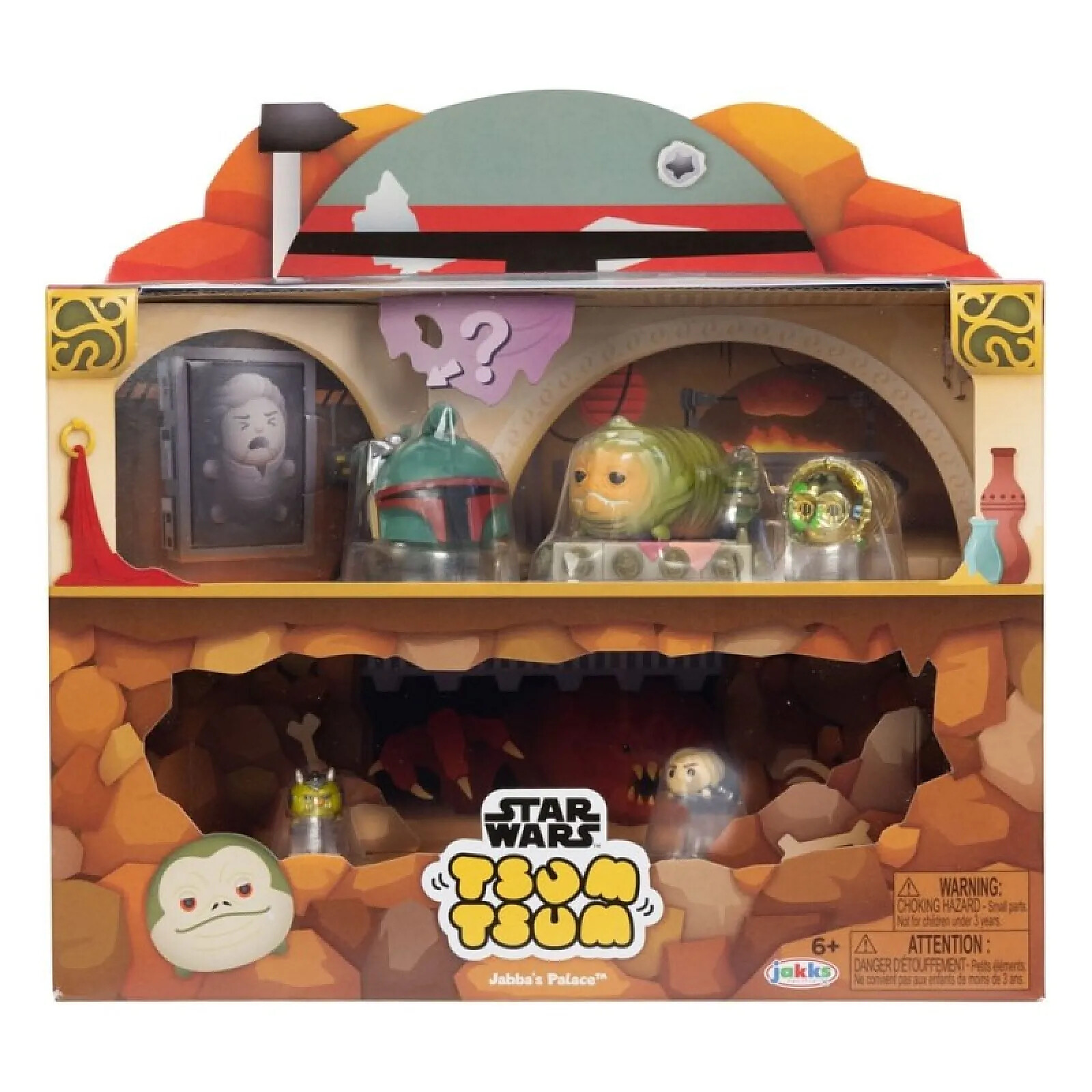Disney Tsum Tsum - Set Figurines Star Wars Jabba's Place Deluxe