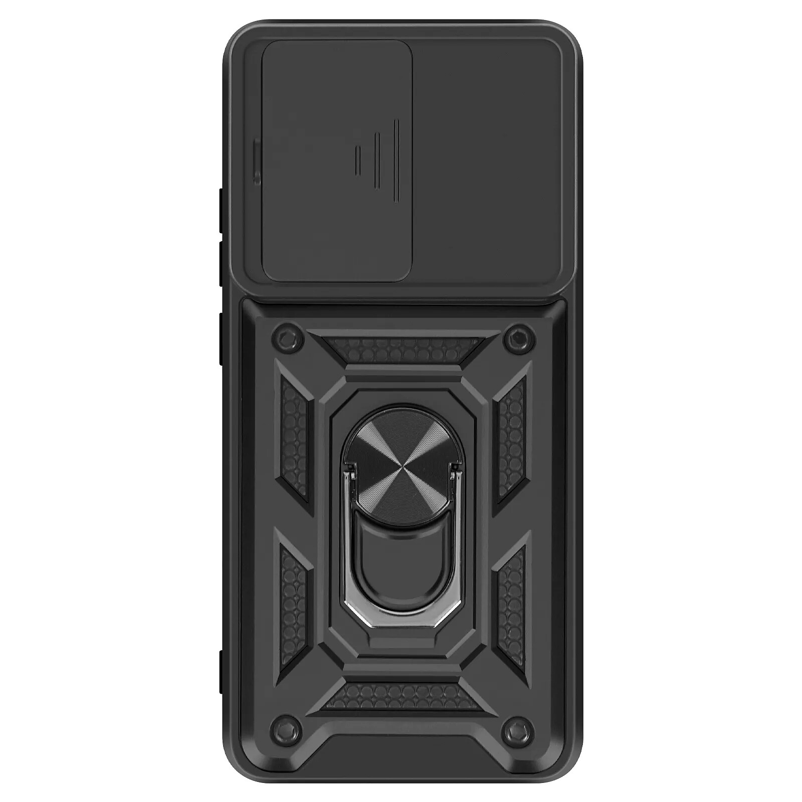 Coque Magnétique Avec Anneau Et Béquille Pour Xiaomi Poco X5 Pro / X6 Pro / X7 Pro - Noir, Anti-choc