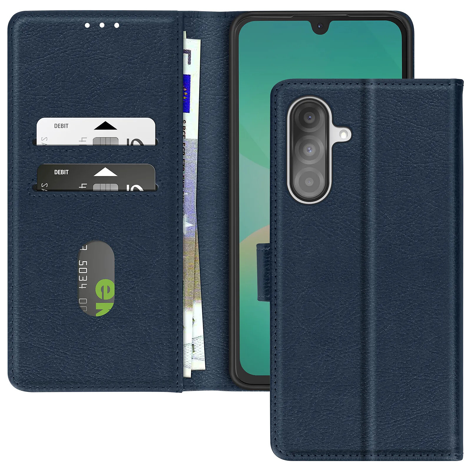 Avizar Étui pour Samsung Galaxy A26 Clapet Portefeuille et Support Vidéo