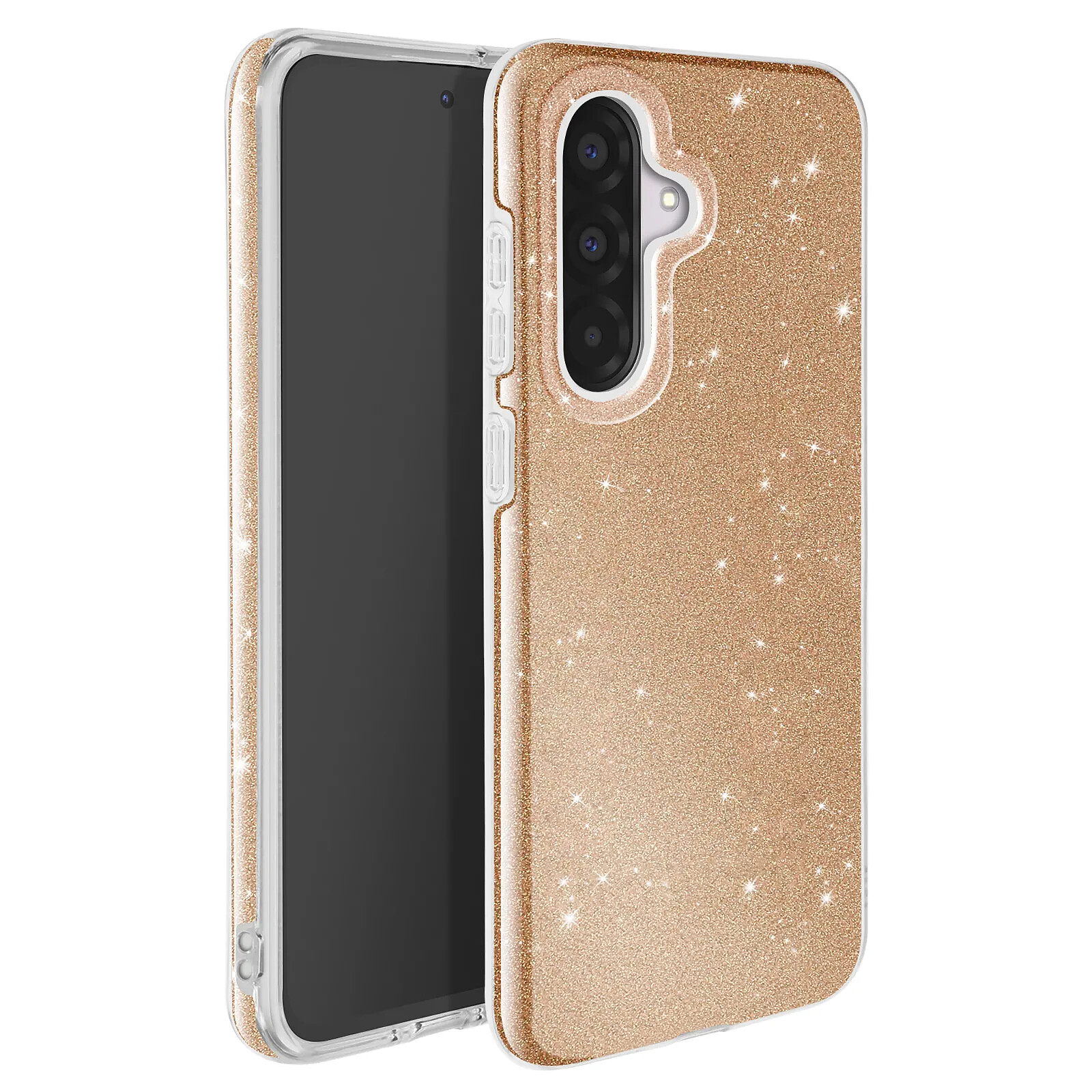 Avizar Coque à Paillettes pour Samsung Galaxy A36 Antichoc Scintillant