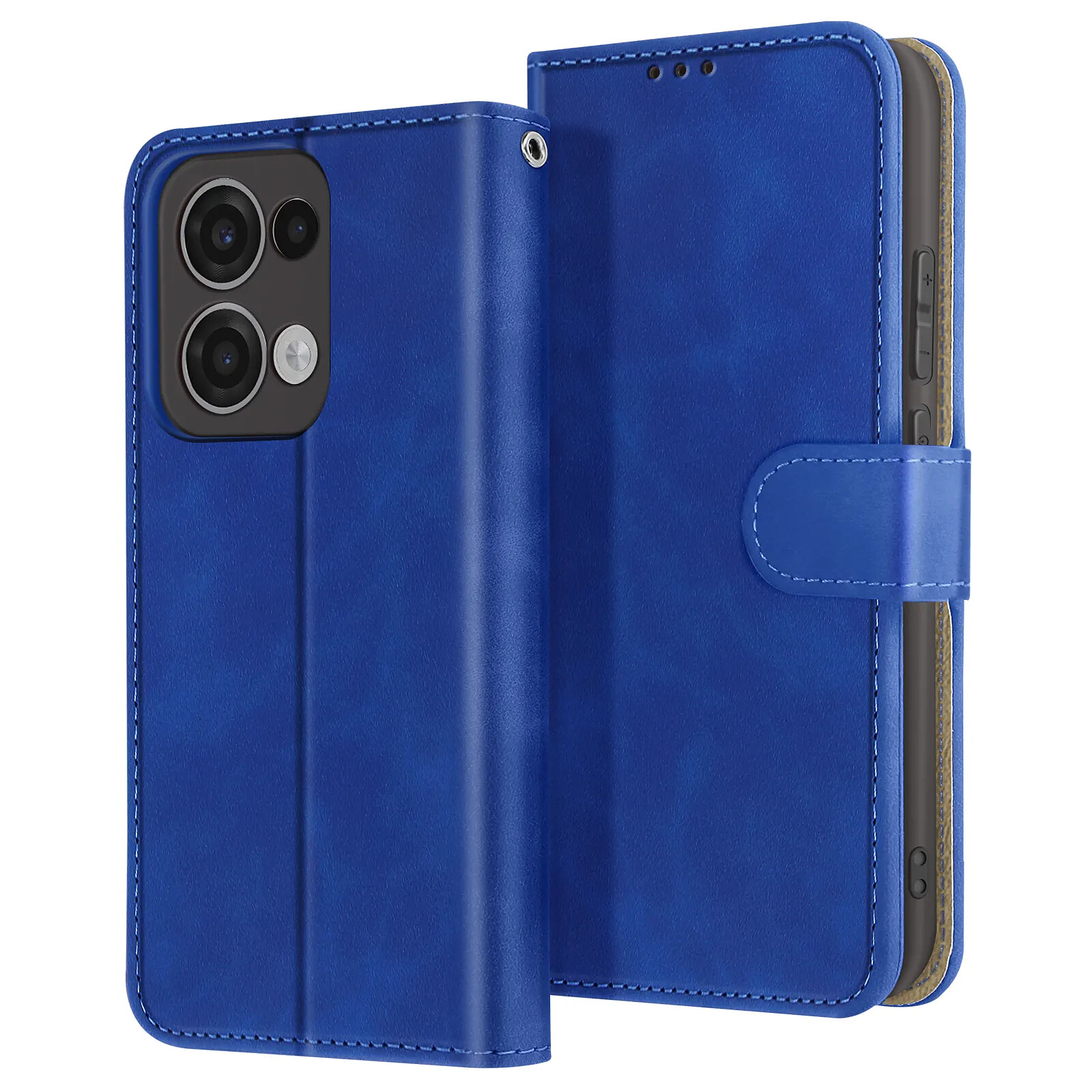 Housse Portefeuille Oppo Reno 13 Magnétique Bleu - Avizar