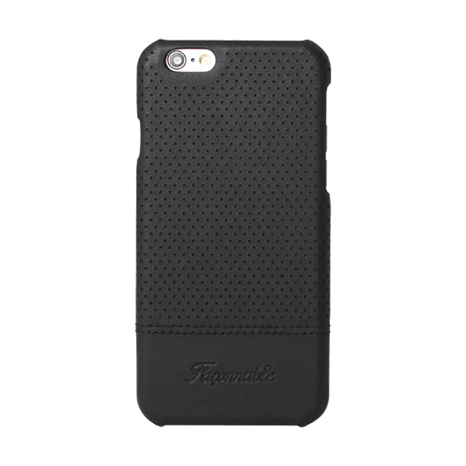 Custodia Rigida Per IPhone 7 Rossa Con Logo Façonnable – Cover Filetto Con Cuciture A Vista, Protezione Posteriore Elegante E Resistente - 3
