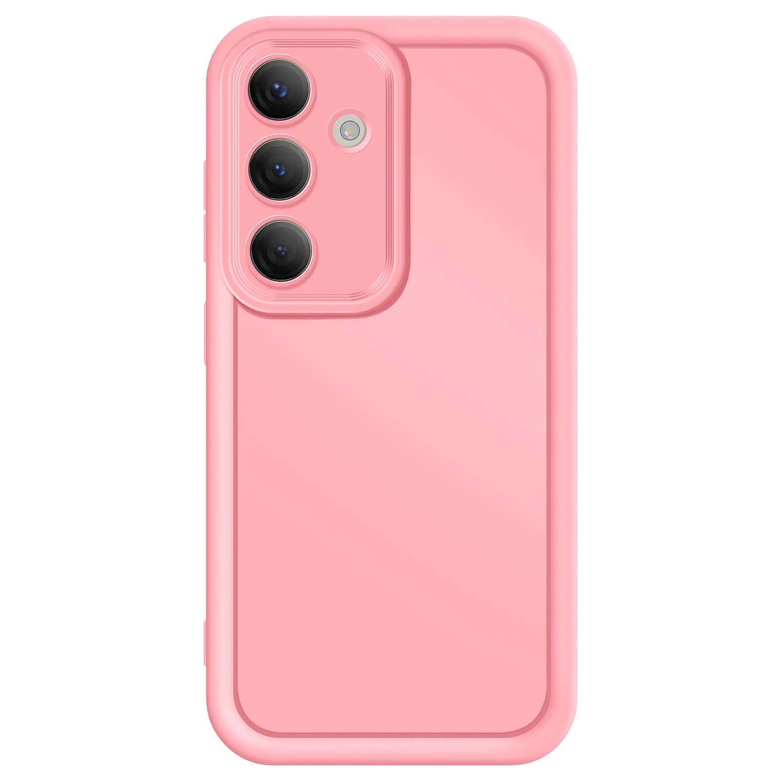 Avizar Coque pour Samsung Galaxy S24 Silicone Soft Touch Bordures Surélevées