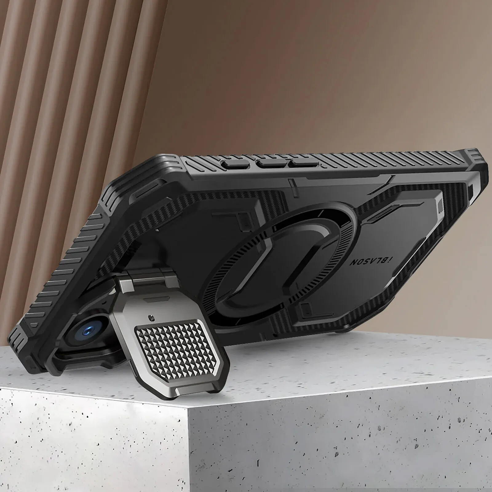 Beeasy Coque Étanche Pour IPhone 16 IP68 Waterproof Métal Antichoc, 360 Intégrale Incassable Coque Avec Protège-écran Intégré,Militaire Protection Etui De Extérieur Chantier, Rouge