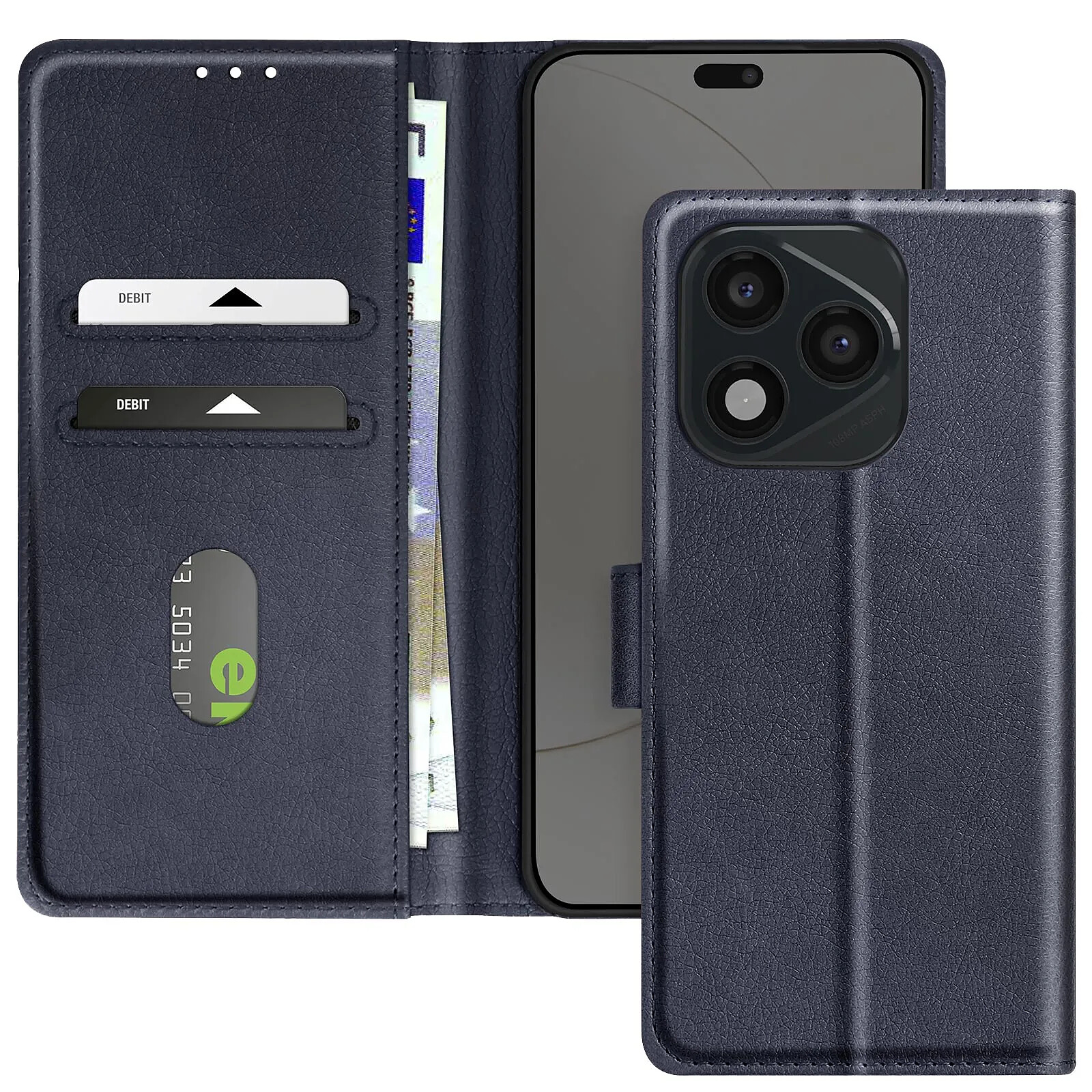 Avizar Étui pour Honor 400 Lite Clapet Portefeuille et Support Vidéo