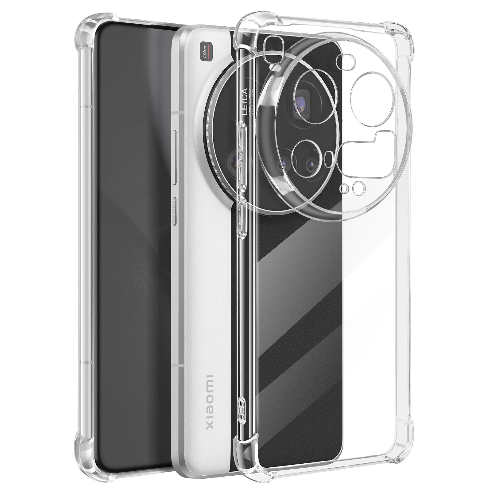 Coque Silicone Anti-choc Mayaxess Pour Xiaomi 14T Pro - Transparente, Coins Renforcés - Fabriqué En France