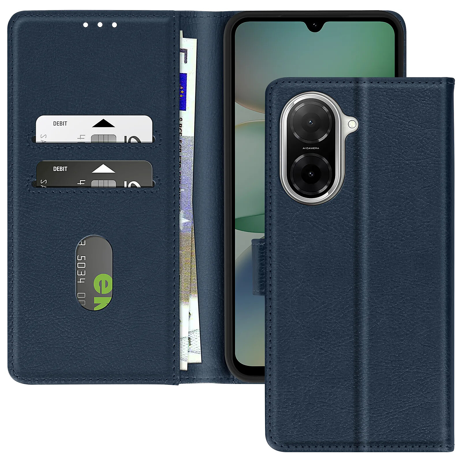 Avizar Étui pour Xiaomi Redmi A5 Clapet Portefeuille et Support Vidéo