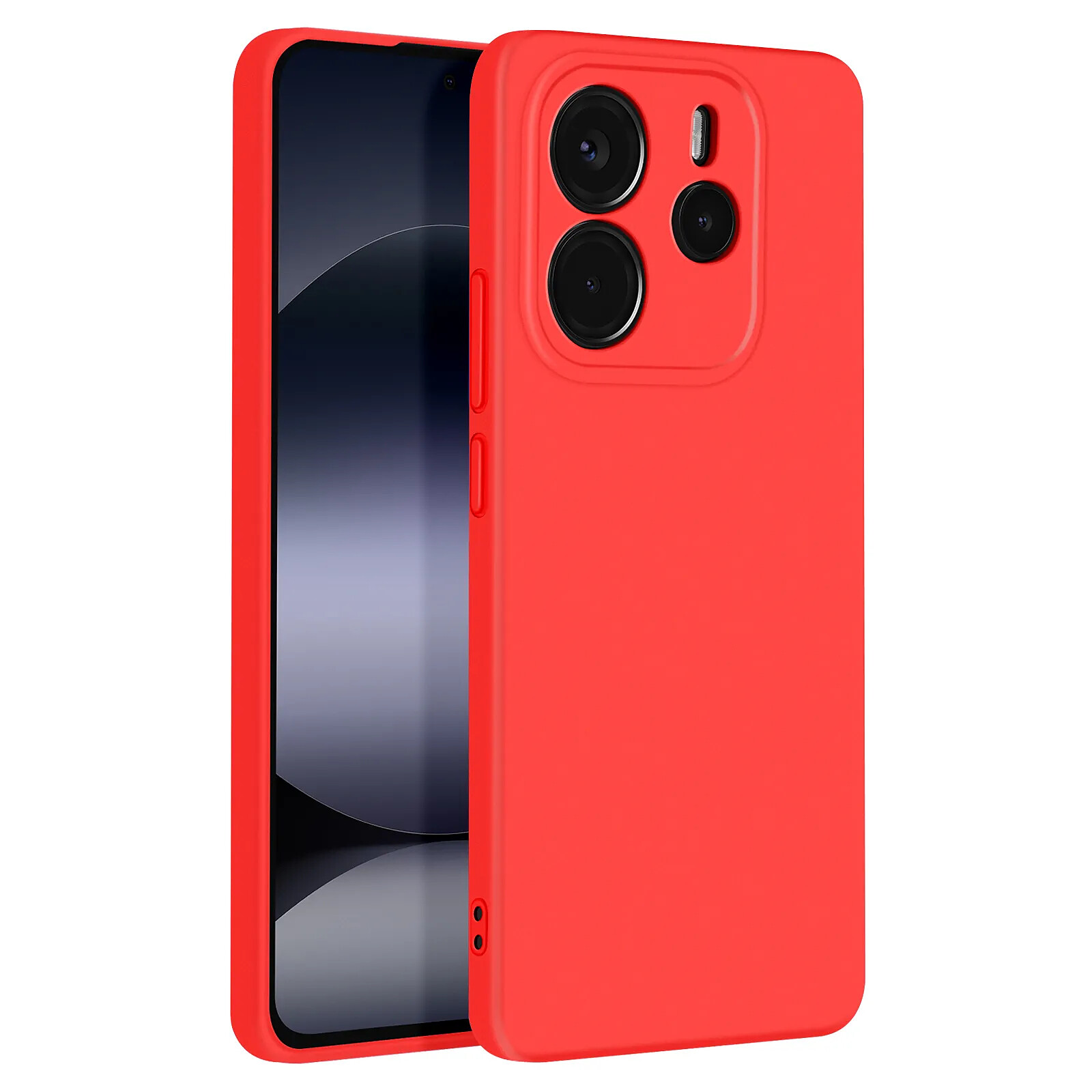 Avizar Coque pour Xiaomi Redmi Note 14 4G Semi-rigide Soft-touch Anti-traces