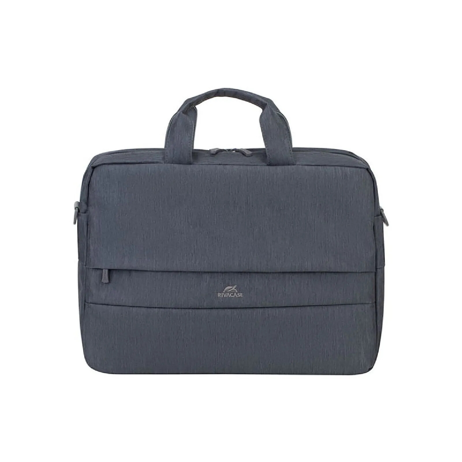 Rivacase Sacoche pour PC portable Prater 15,6" avec poche tablette intégrée Gris foncé