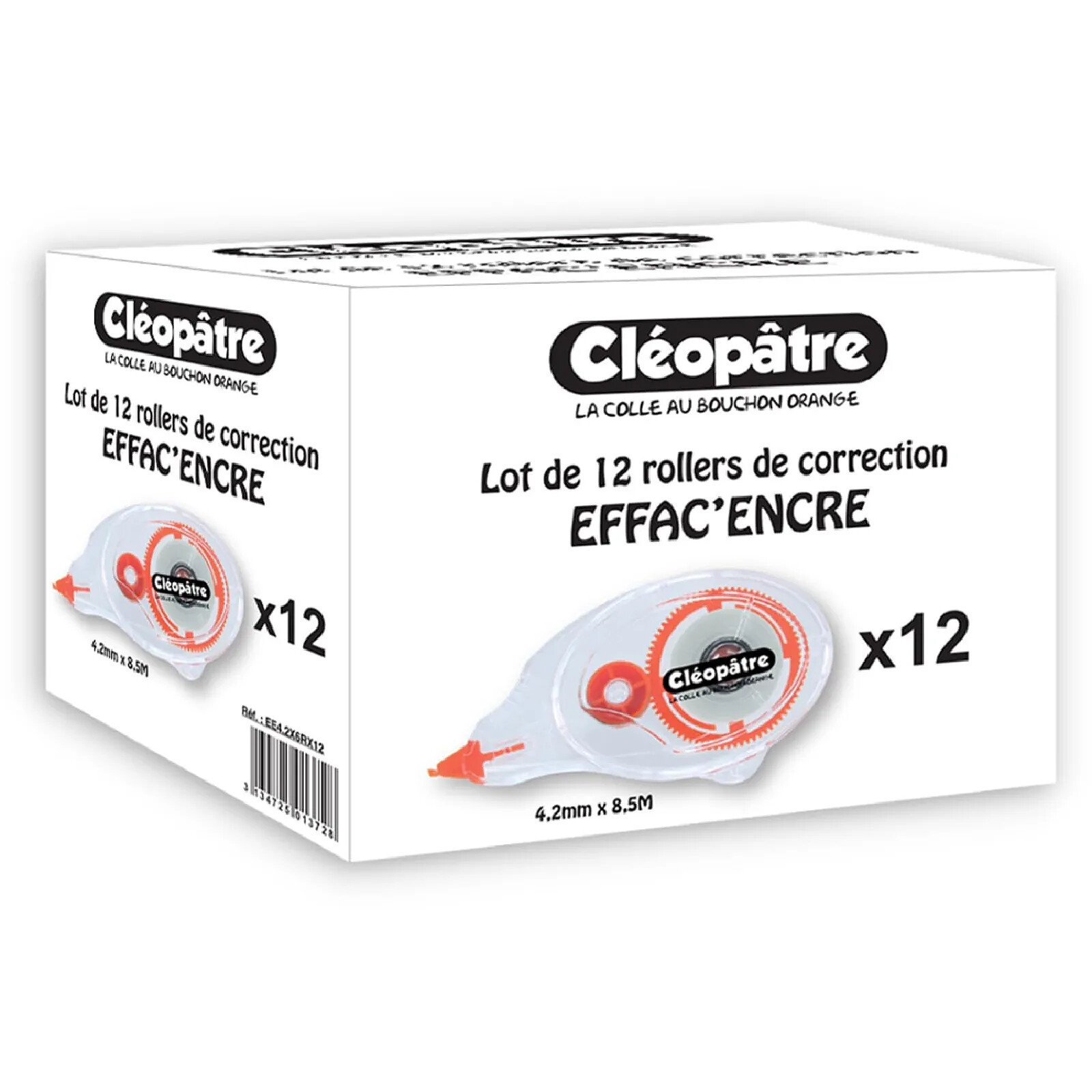 Lot de 15 distributeurs de correcteurs colorés de 10 m de