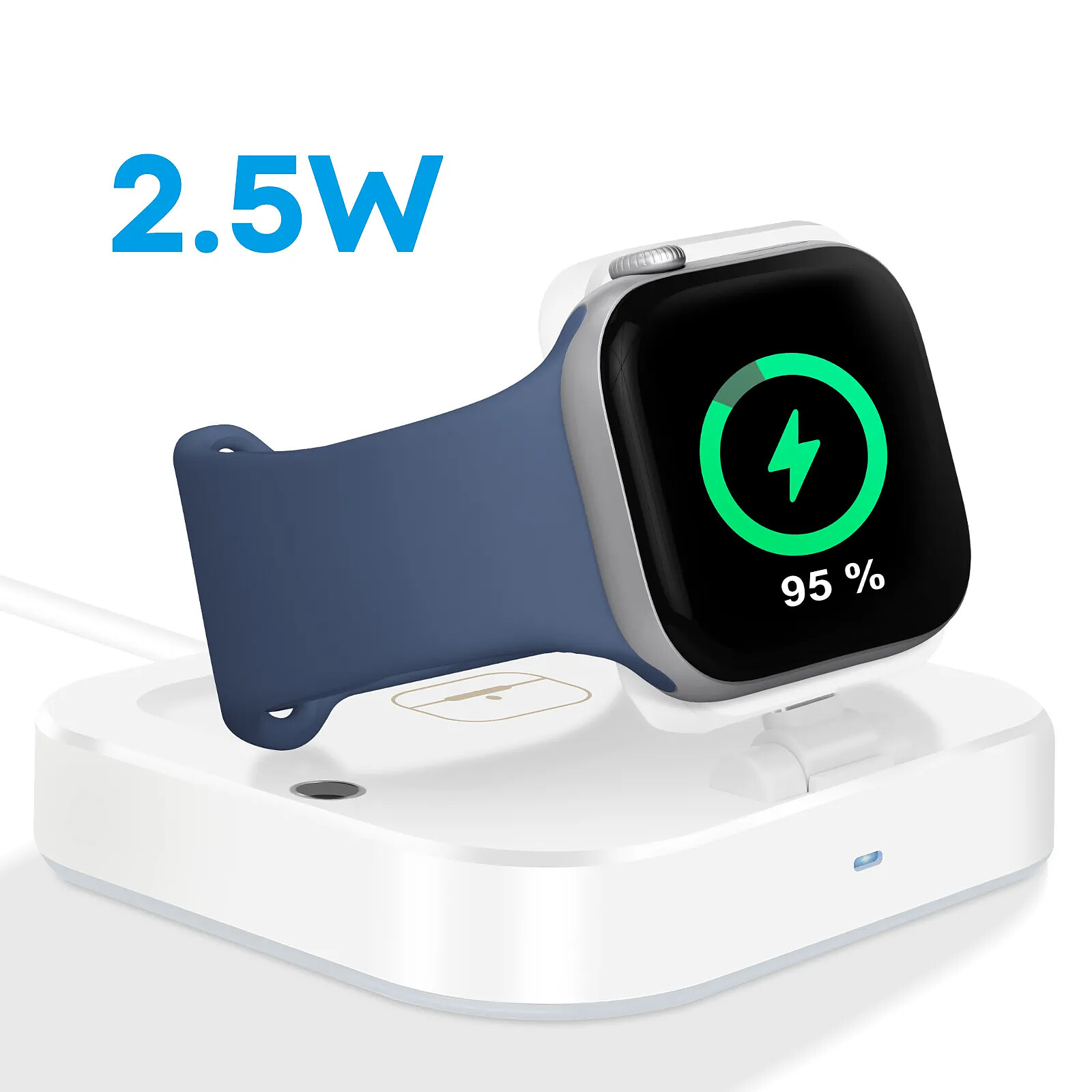 Chargeur Sans Fil USB-C Pour Smartwatch - Station De Recharge Rapide Et Compacte, Compatible Universel