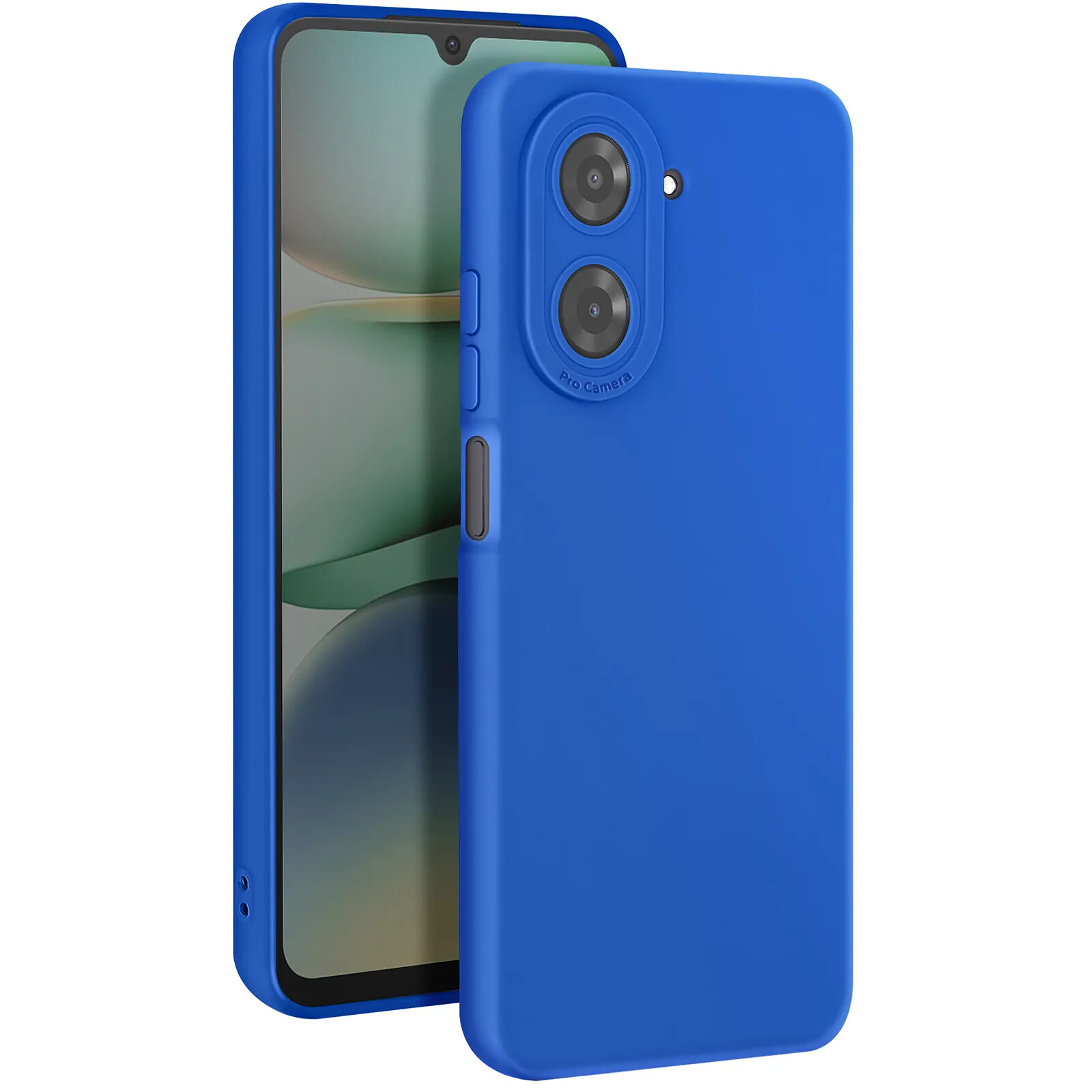 Coque Silicone avec Caméra Protégée Rouge pour Xiaomi Redmi Note 14 5G - Français