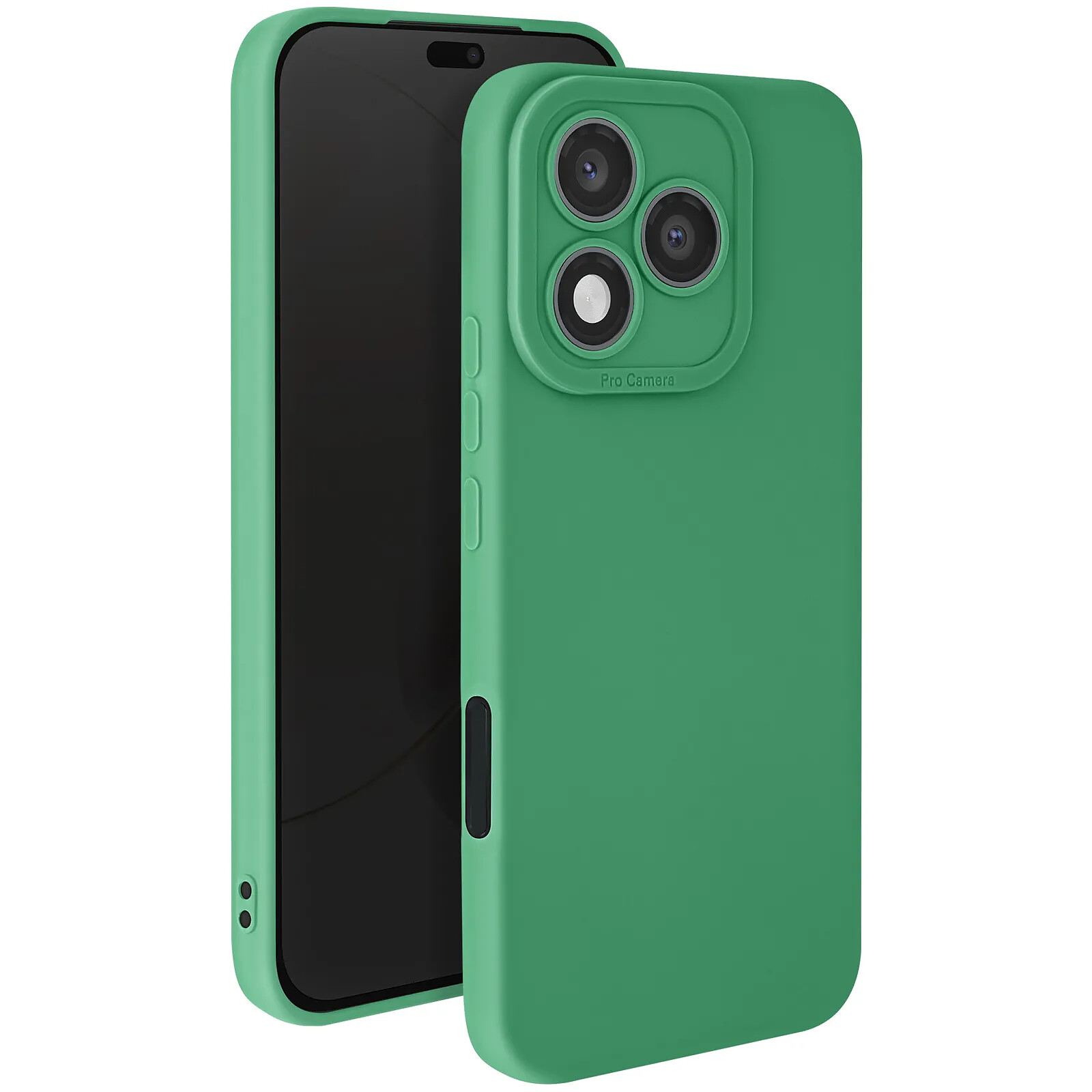 Avizar Coque pour Honor 400 Lite Silicone Lisse Bloc Caméra Protégé