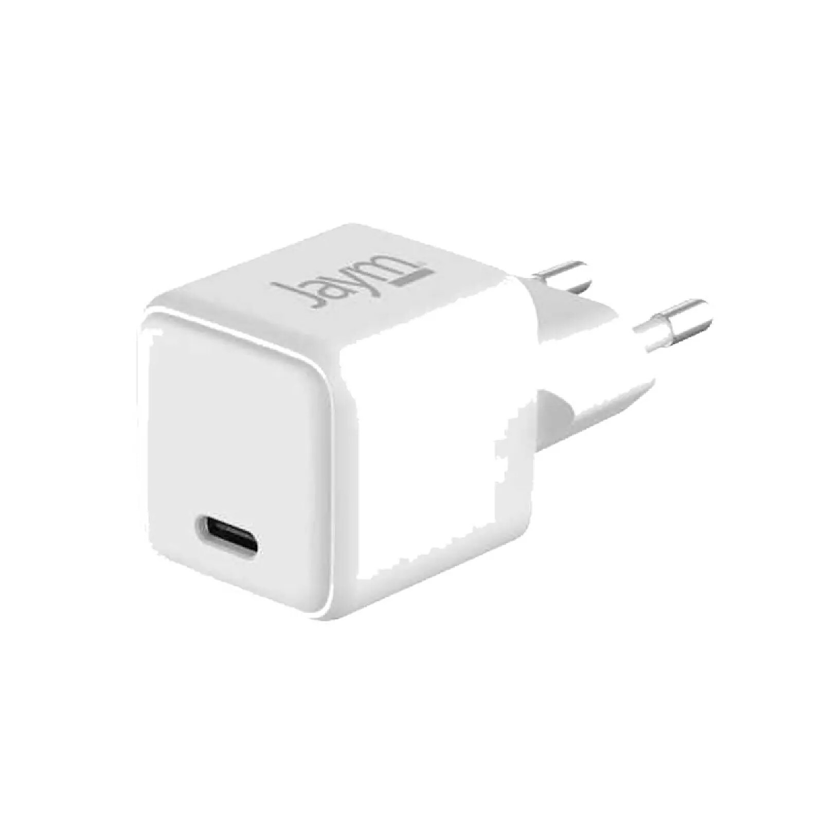 Jaym Chargeur Secteur 25W USB-C GaN Power Delivery PPS Rapide Blanc