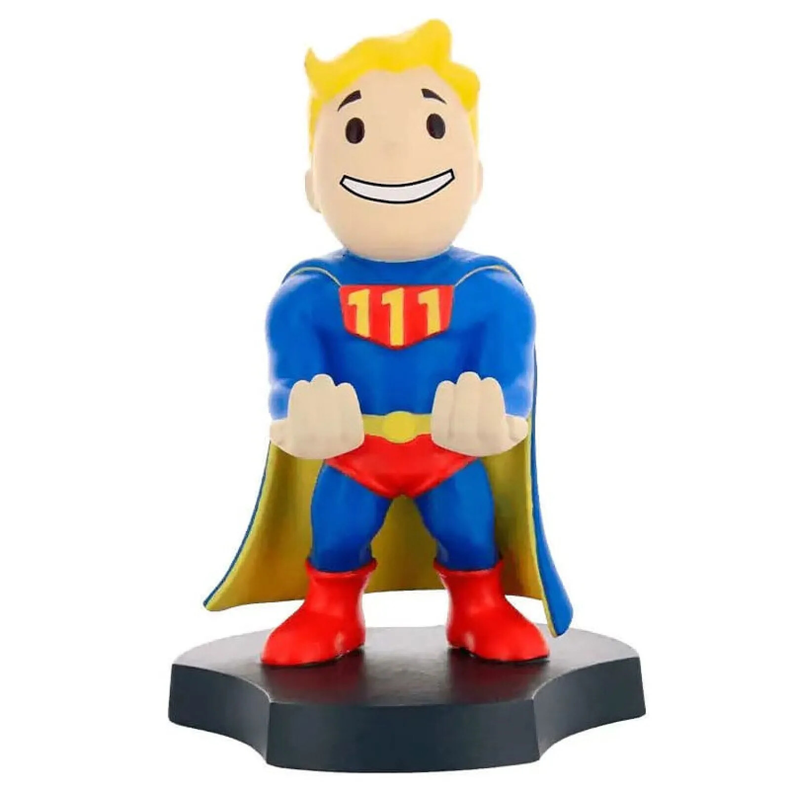 Fallout - Figurine Holdems Cable Guys Toughness Vault Boy support d'appareil et support de téléphone