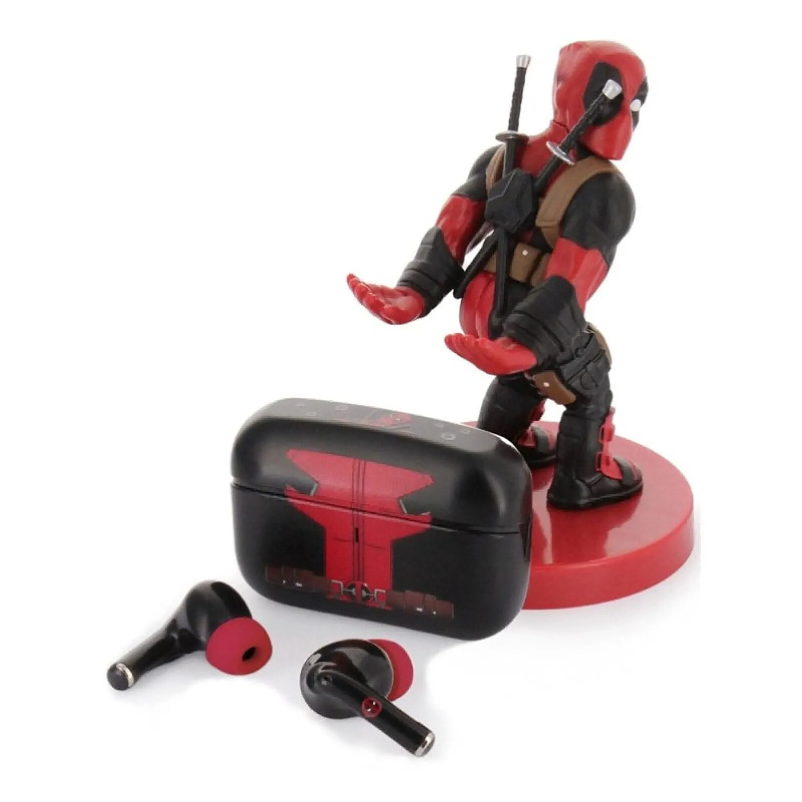 Support pour casque Deadpool peint - Accessoire grandeur nature imprimé en 3D - France