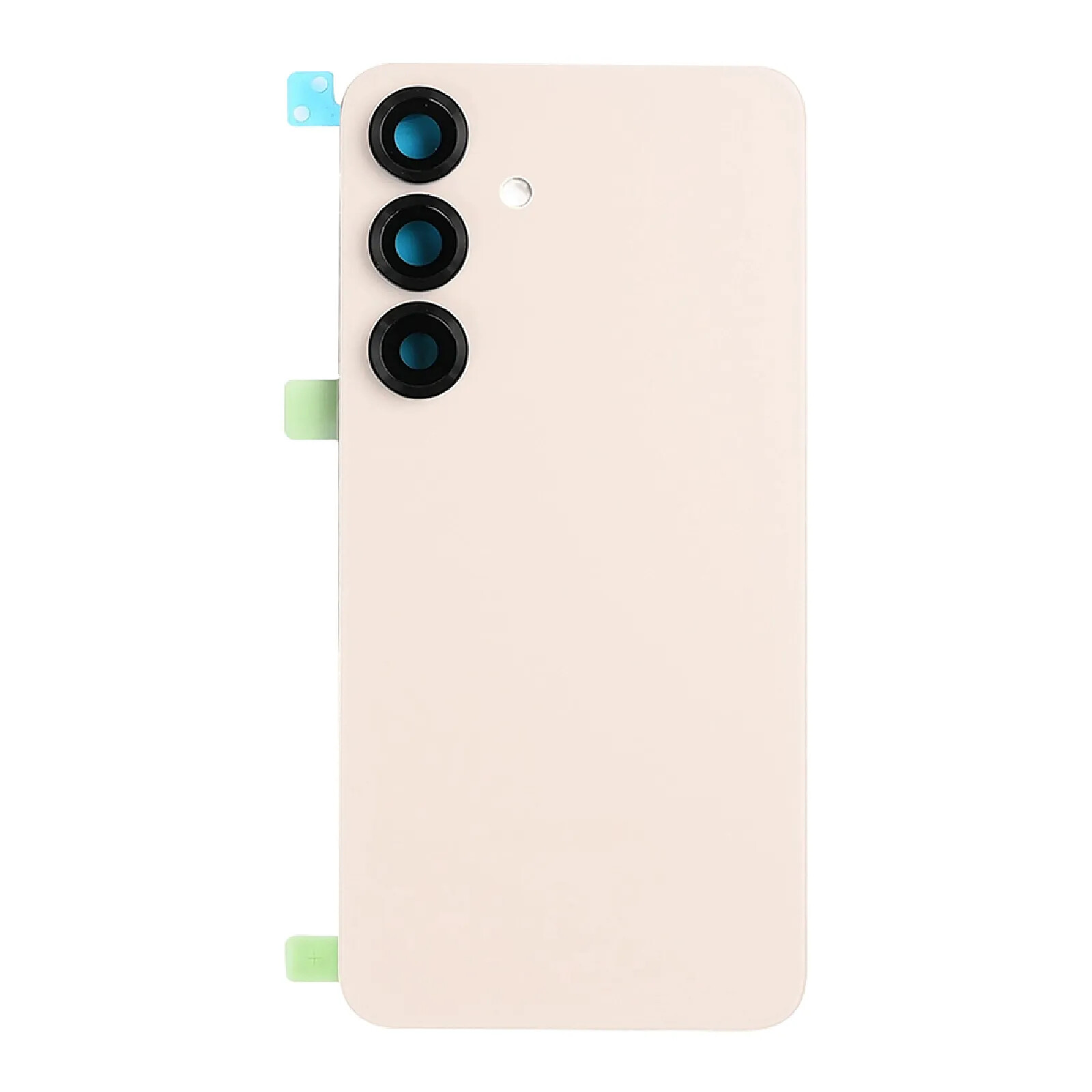 Clappio Cache Batterie pour Samsung Galaxy S25 avec Lentilles et Adhésif Intégré