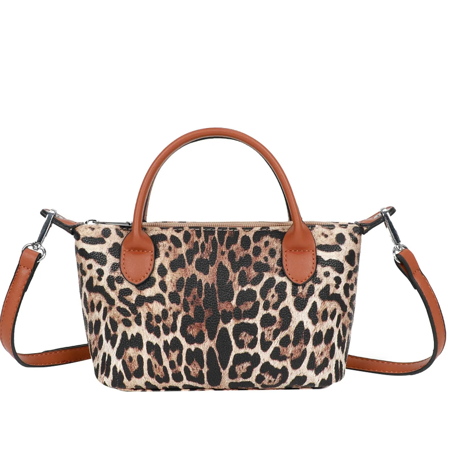 Sac Bandoulière Femme Léopard – Grand Format Réglable Pour Voyage, Shopping Et Bureau (36 Cm)