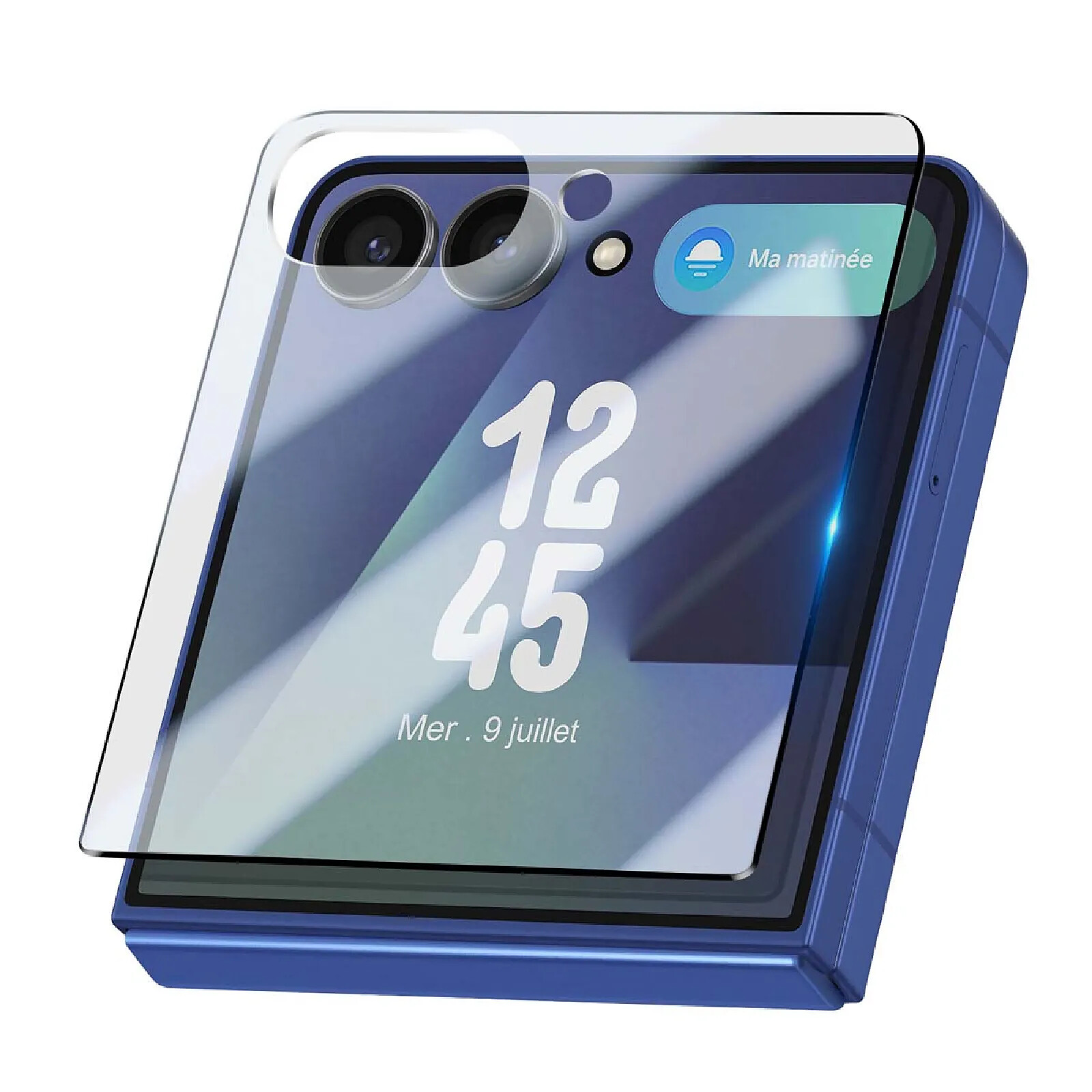 Film De Protection Avizar Pour Samsung Galaxy Z Flip 7 – Anti-rayures Et Filtre Confidentialité, Souple Et Transparent