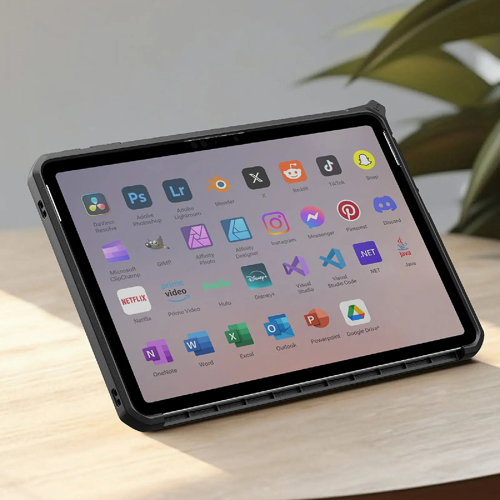 Antichoc Housse Microsoft Surface Pro 9 Étui Pour Tablette Avec Support