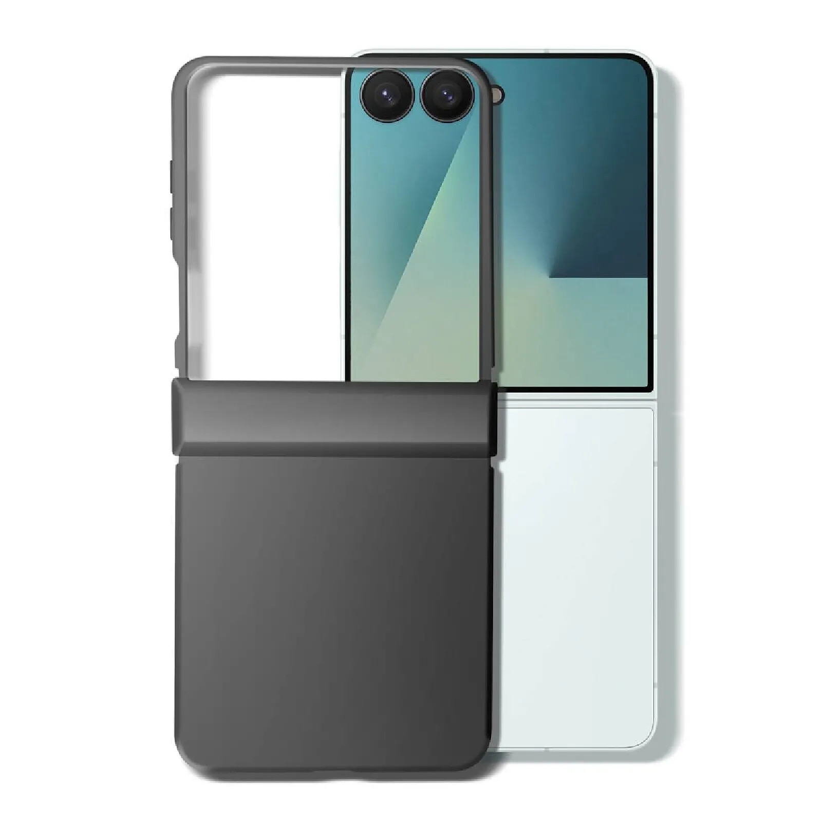 Avizar Coque pour Galaxy Z Flip 7 Soft-Touch avec Charnière Renforcée