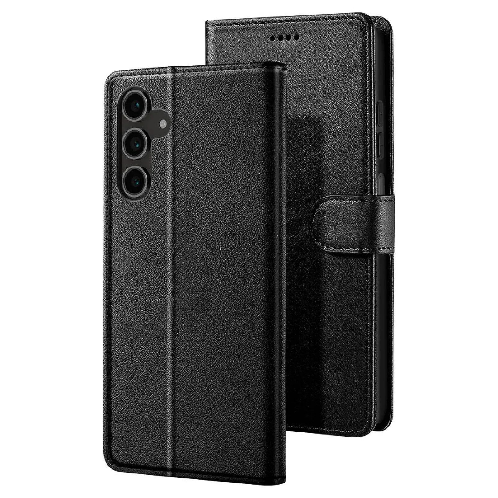 Avizar Étui Portefeuille pour Galaxy S25 FE avec Support Vidéo et Porte Cartes