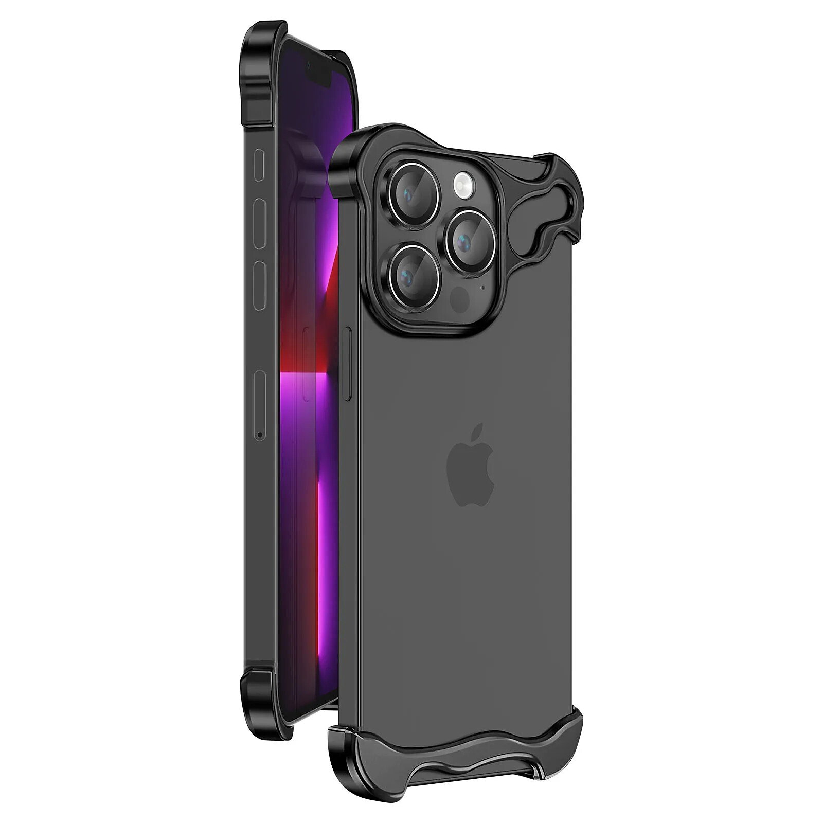Coque Bumper Transparente AVANA Pour IPhone 13 Mini - Protection Renforcée, Compatible Charge Sans Fil - Design Fin
