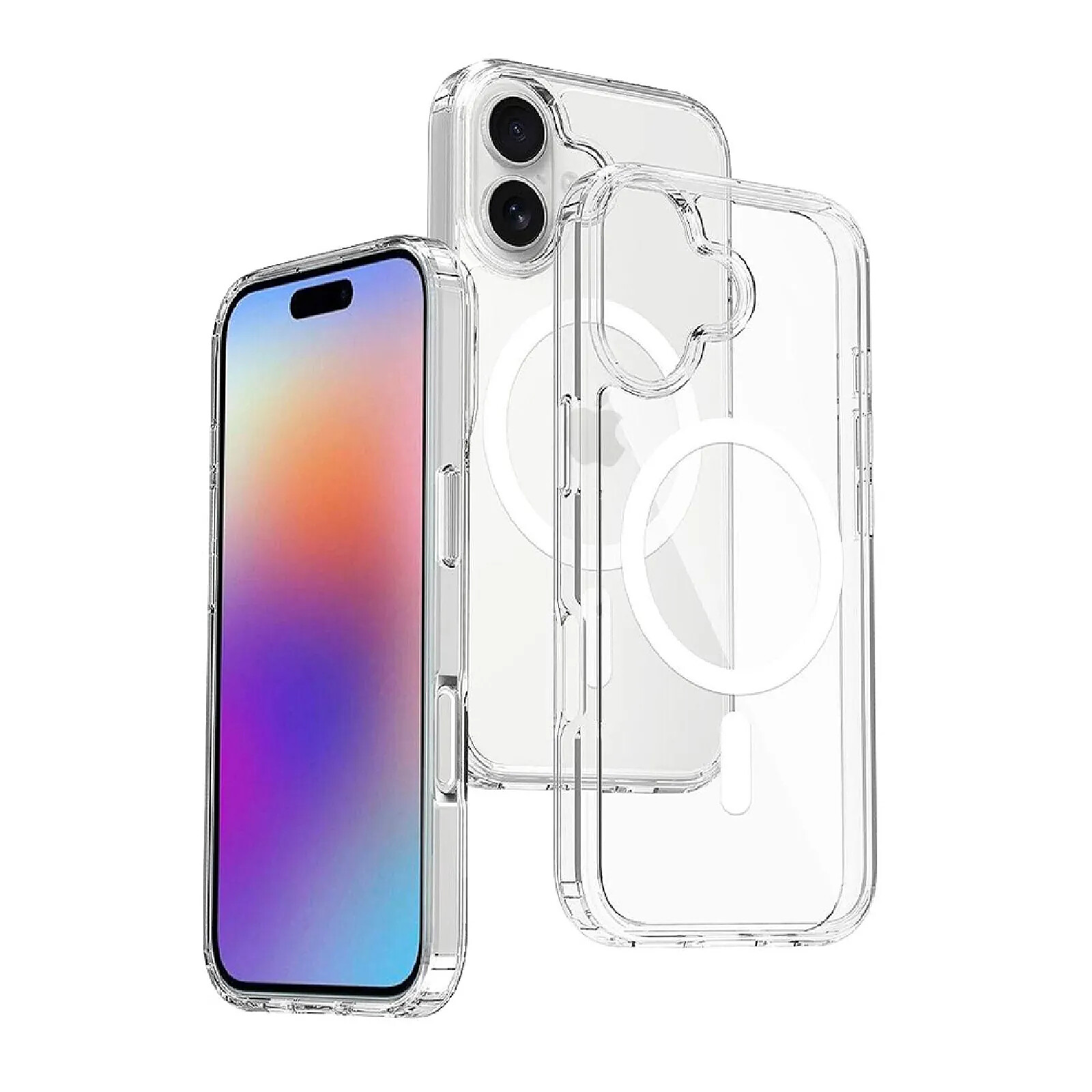 Evetane Coque iPhone 17 transparente Motif Compatible Magsafe antichocs