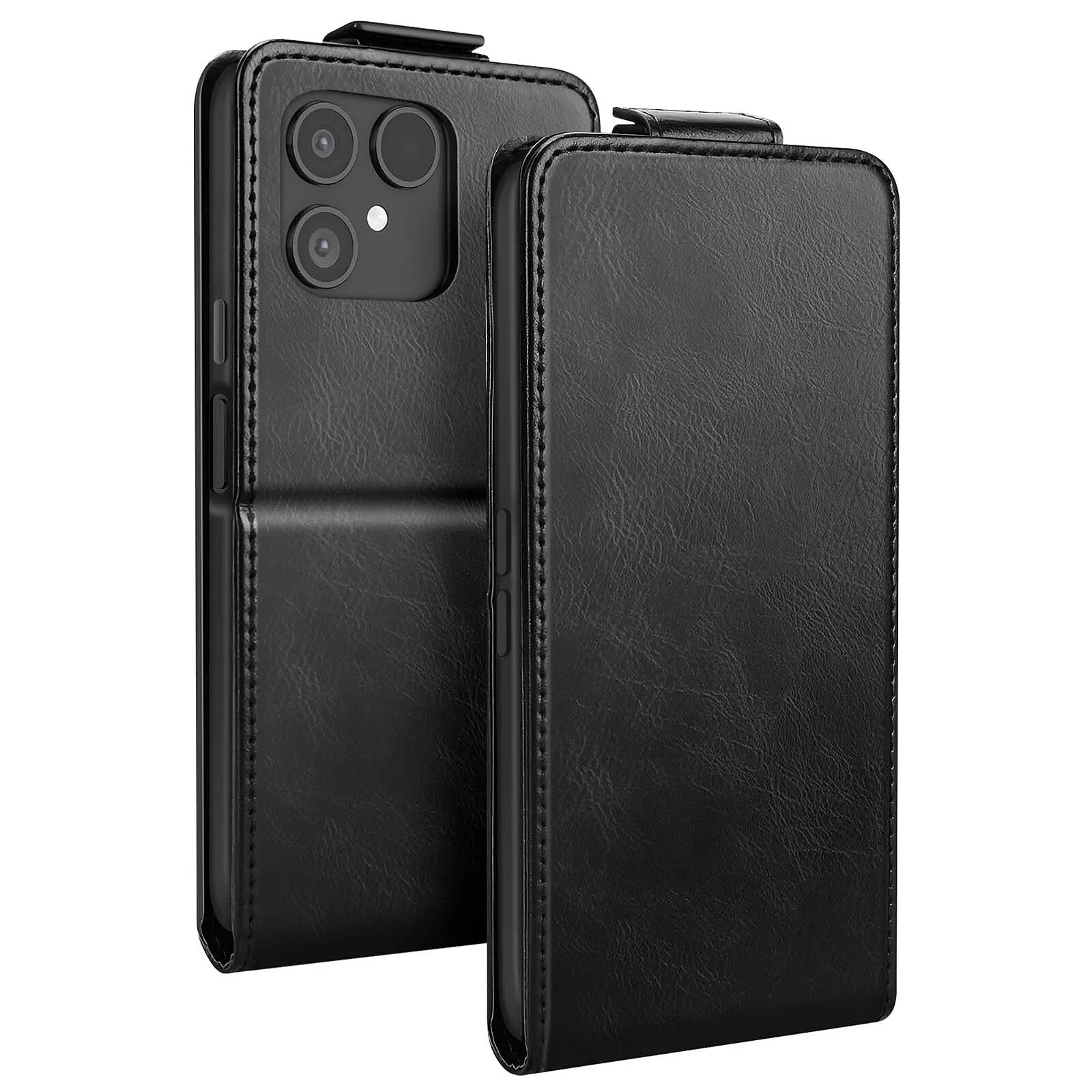 Housse Portefeuille Pour Fairphone 3 - Style Livre, Blanc, Cuir Artificiel, 3 Fentes Cartes