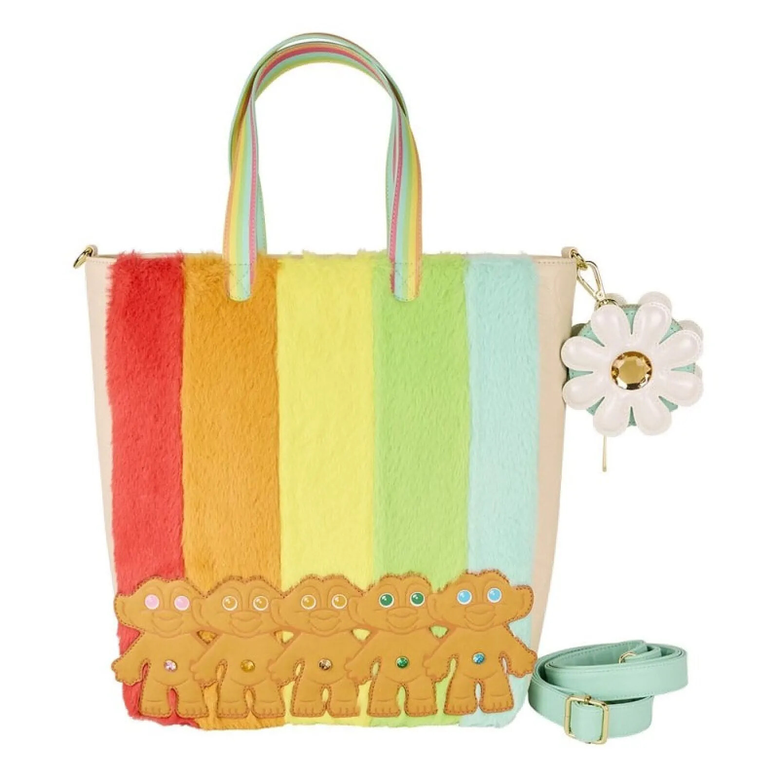 Sac à Bandoulière Pour Enfants TROLLS 3 Safta - 16x4x18cm, Rose, Bandoulière Réglable, Pour 5-14 Ans