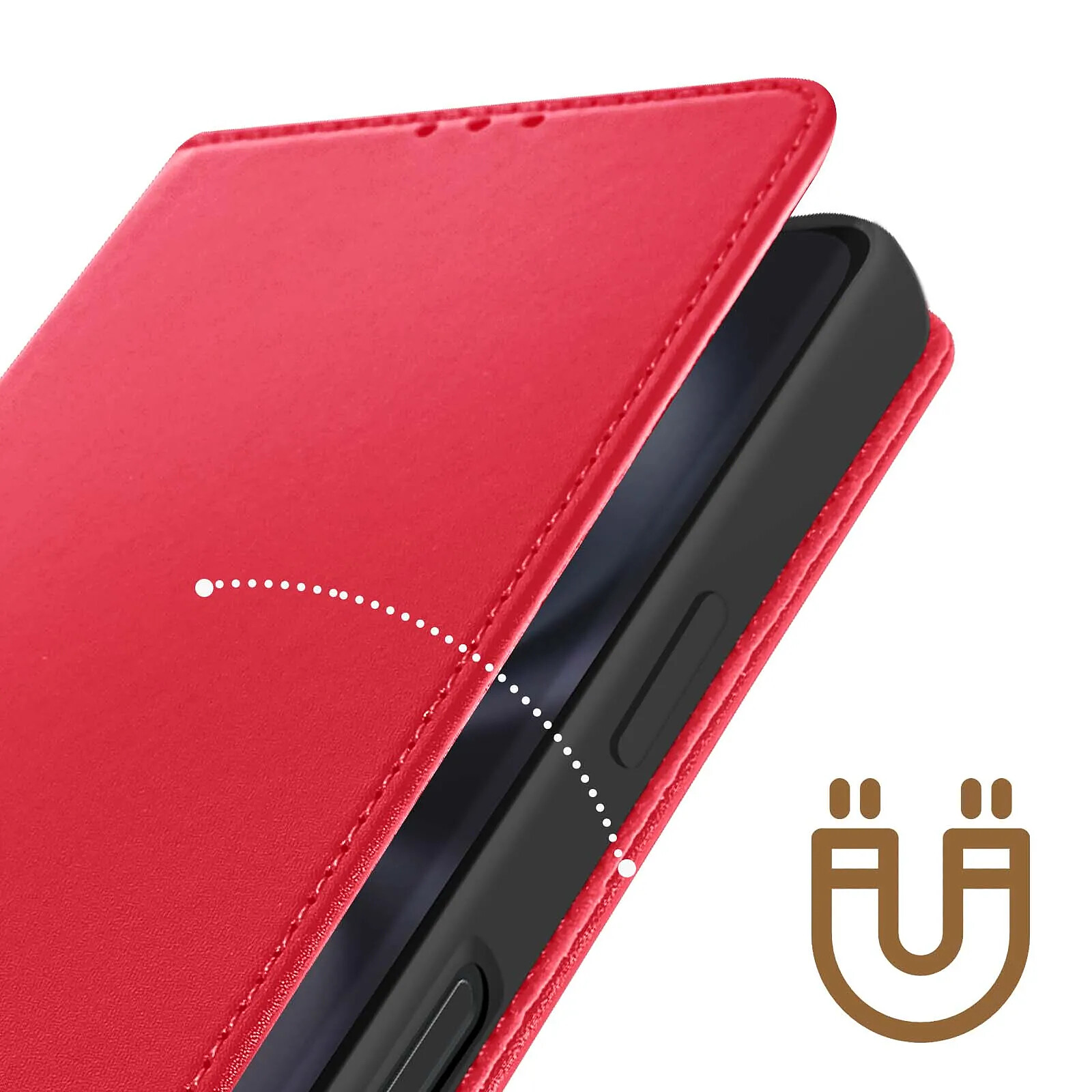 TUCCH Coque Pour IPhone 16e, Etui [RFID Blocage] Portefeuille Antichoc TPU Housse Cuir