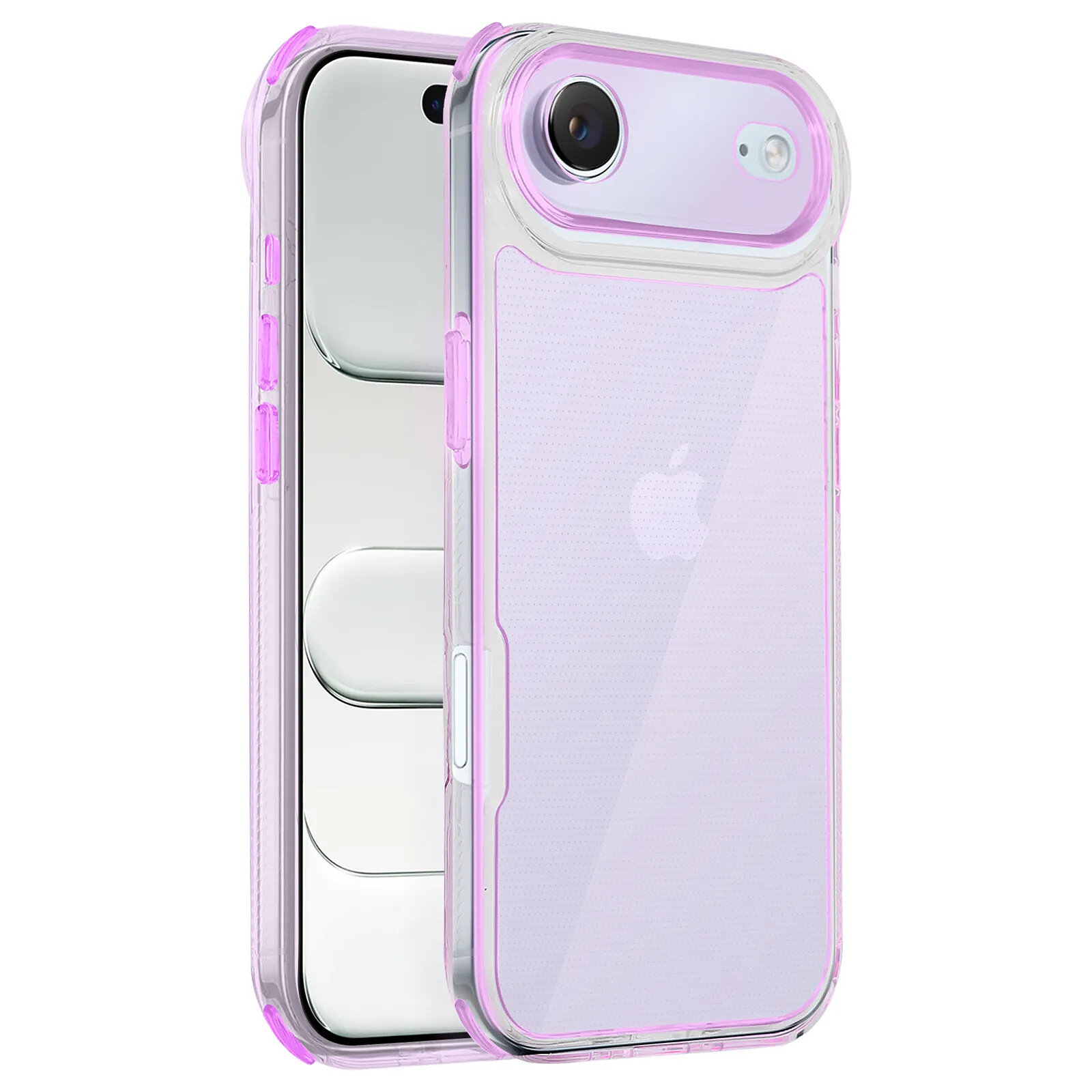 Avizar Coque pour iPhone Air Renforcée Conception Bi-Matière Texturé Antidérapants