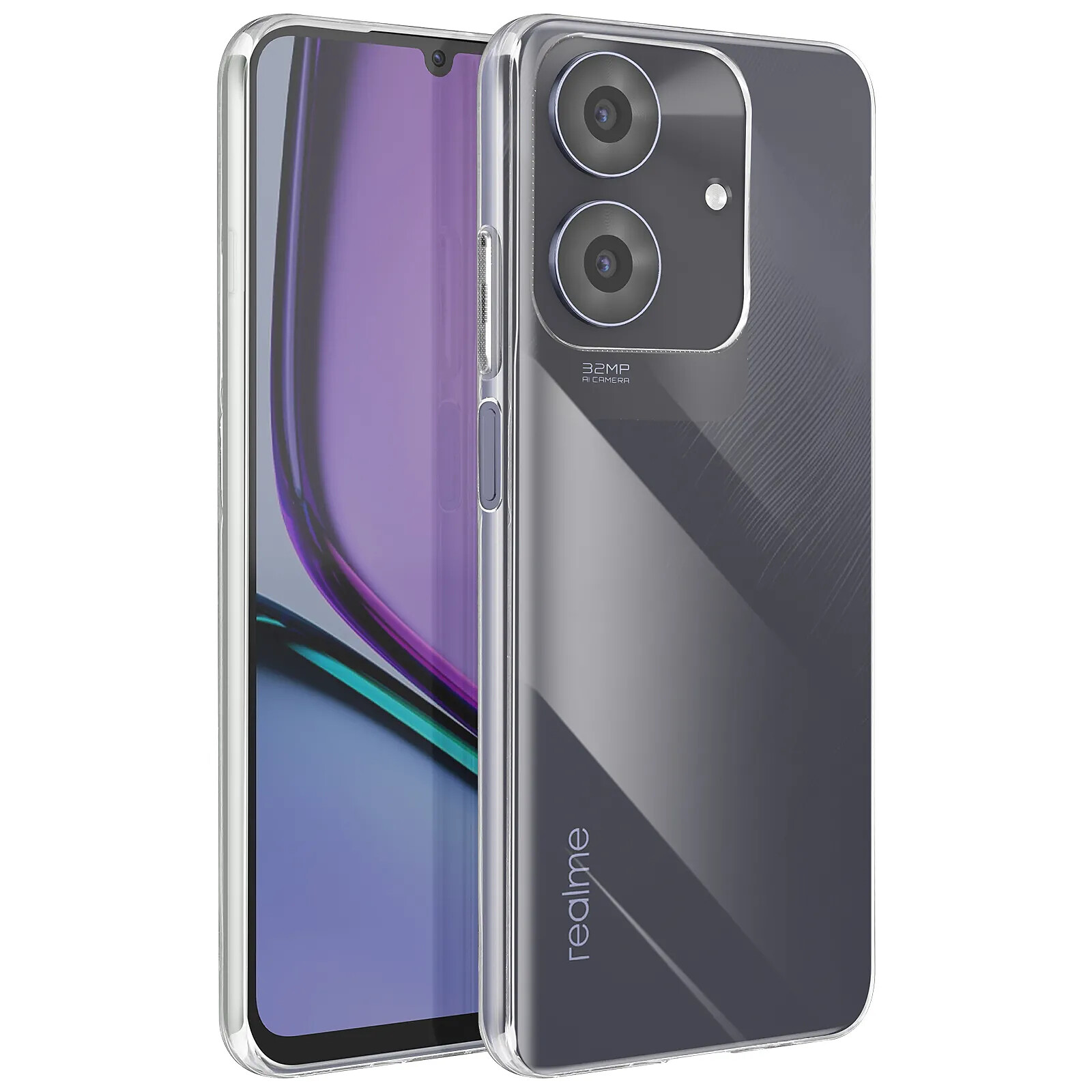 Coque Souple Silicone Pour Realme 8i – Kwmobile – Neuf Sous Emballage