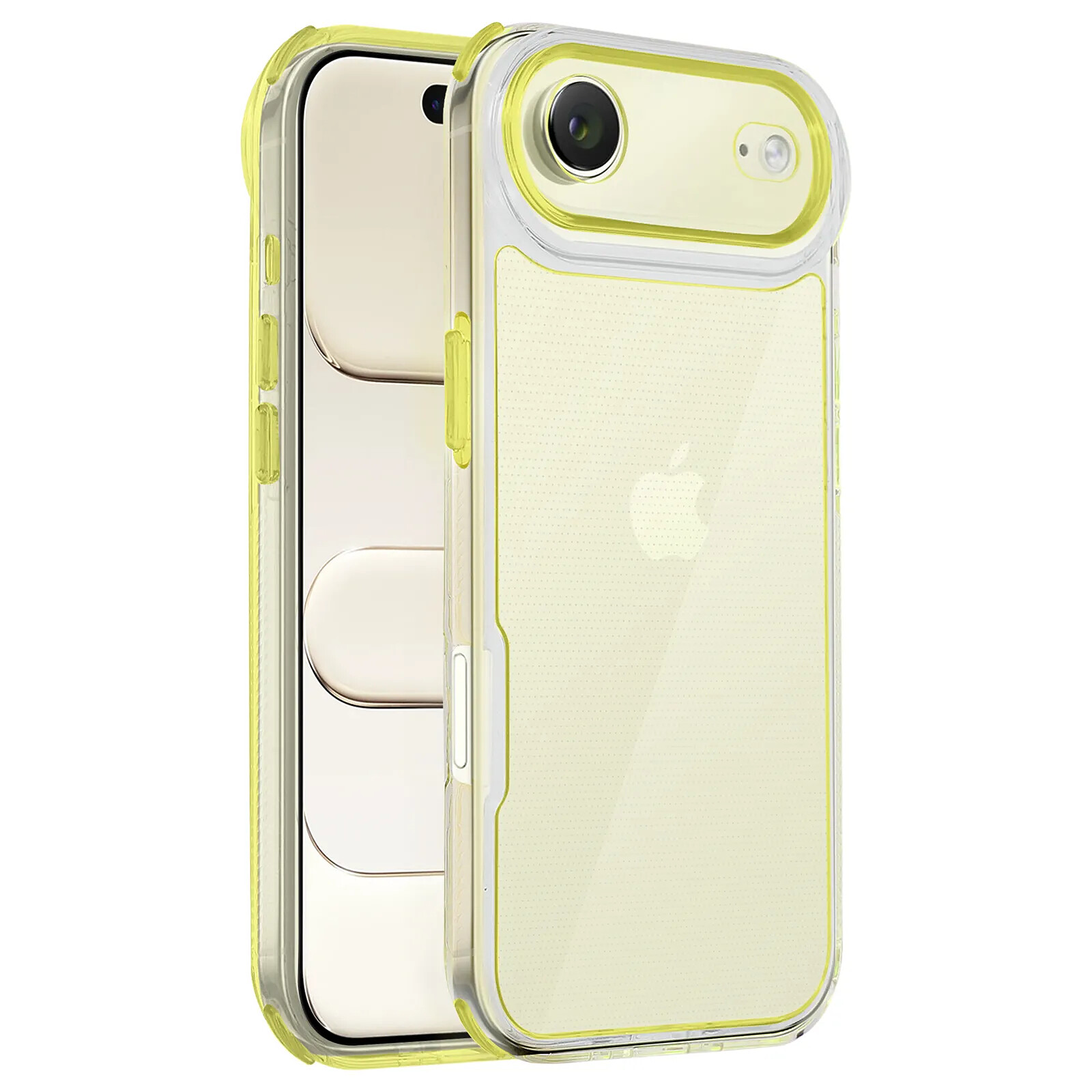 Avizar Coque pour iPhone Air Renforcée Conception Bi-Matière Texturé Antidérapants