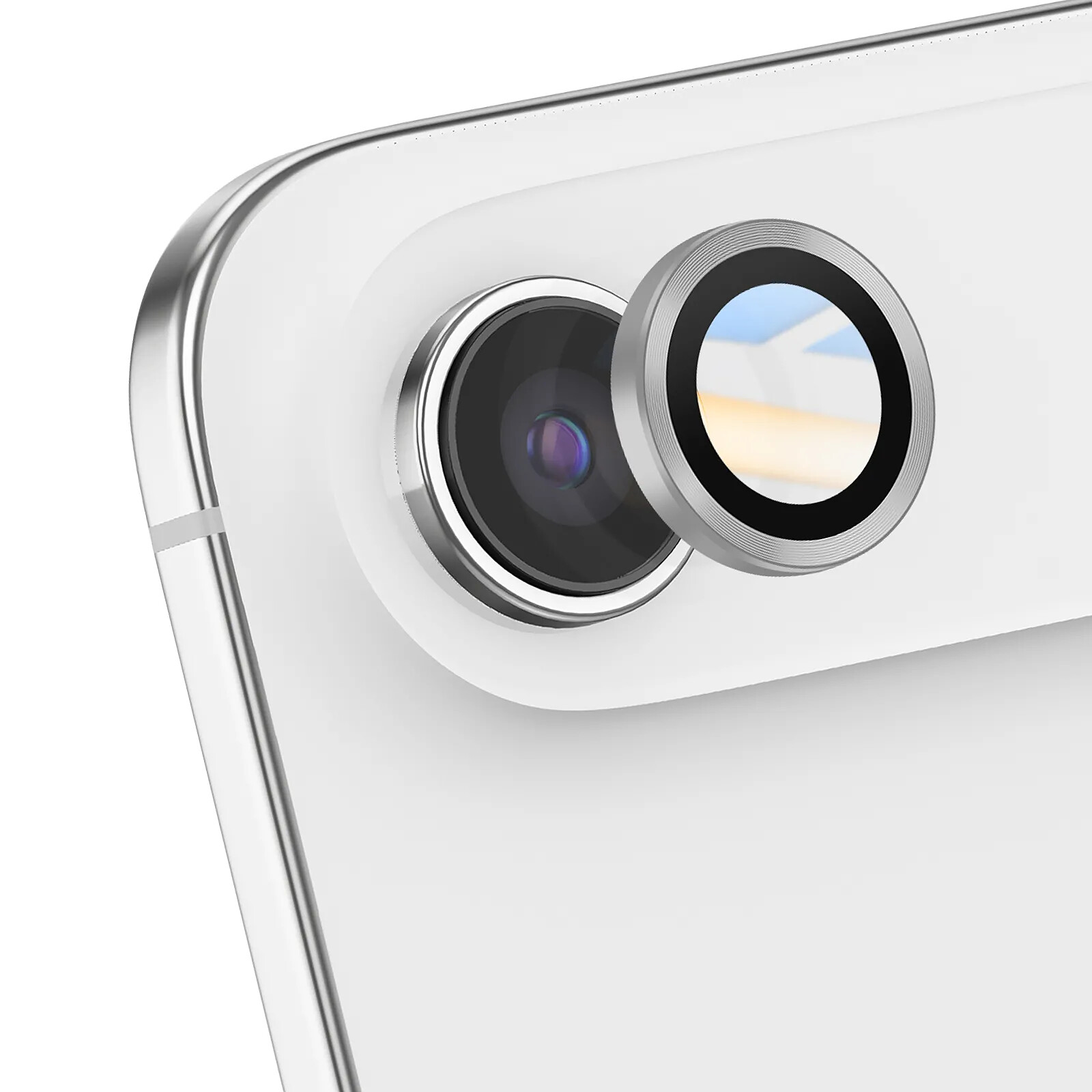 Avizar Protection d'Objectif Caméra pour iPhone Air avec Contour Renforcé