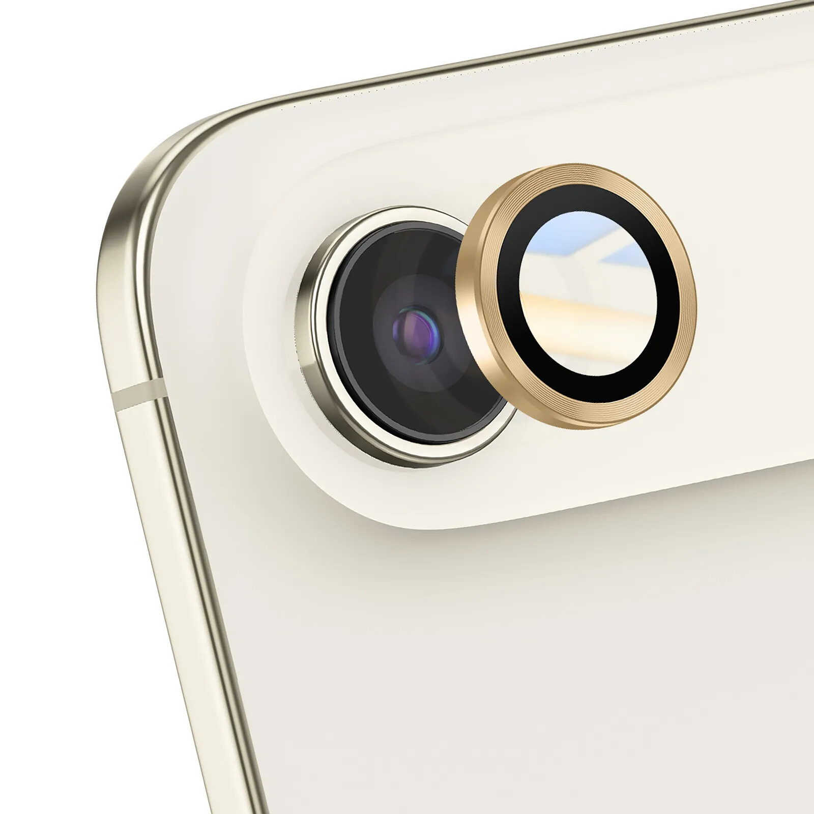 Avizar Protection d'Objectif Caméra pour iPhone Air avec Contour Renforcé