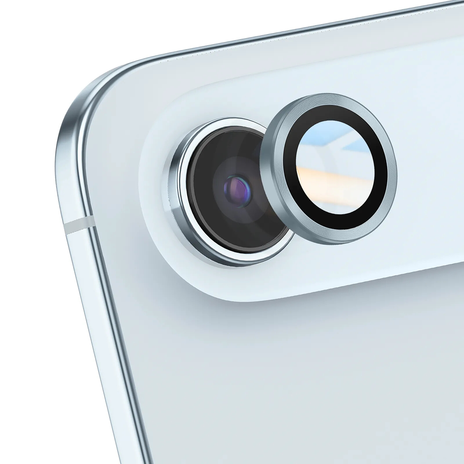 Avizar Protection d'Objectif Caméra pour iPhone Air avec Contour Renforcé