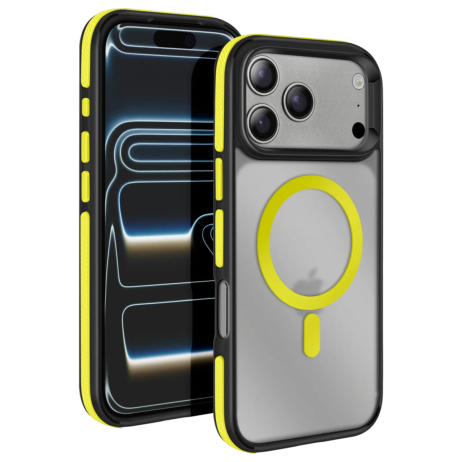 Avizar Coque pour iPhone 17 Pro Max Série NEO Compatible MagSafe avec Coins Renforcés