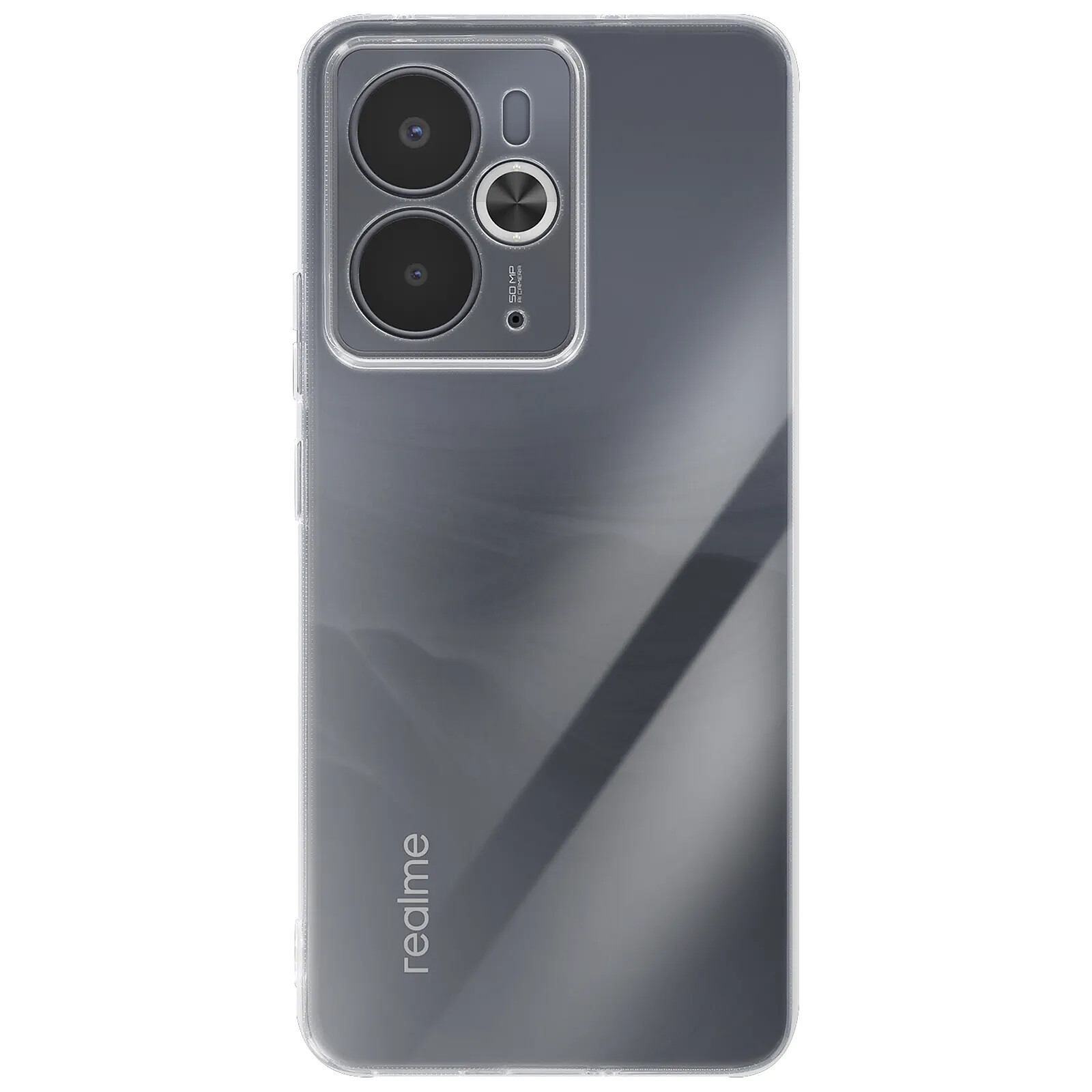 Avizar Coque pour Realme 14T Souple en Silicone avec Protection Caméra