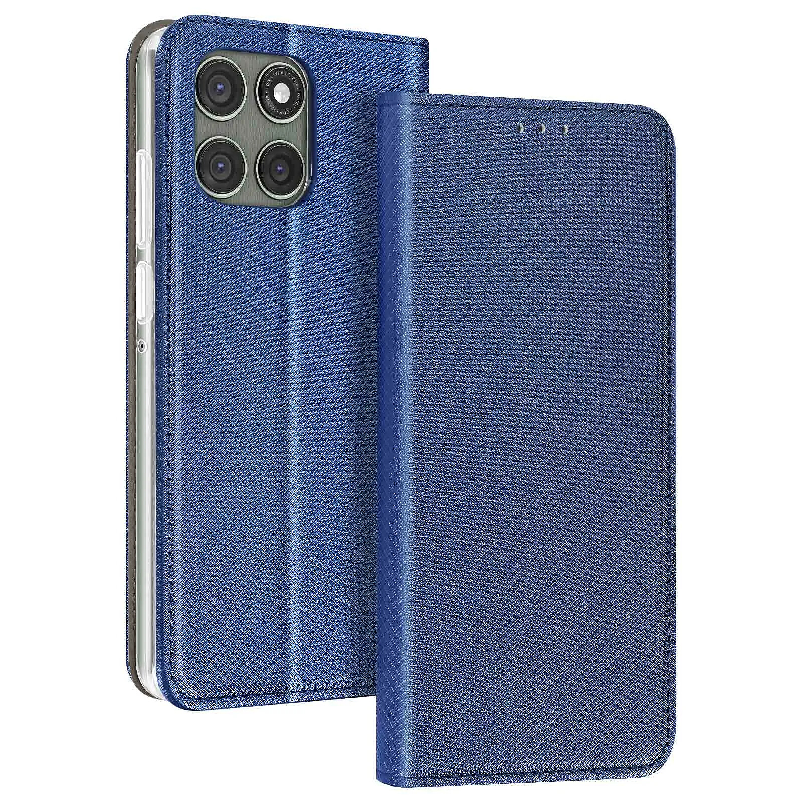 Avizar Étui pour Motorola Edge 60 Pro Texturé Strié avec Porte-cartes