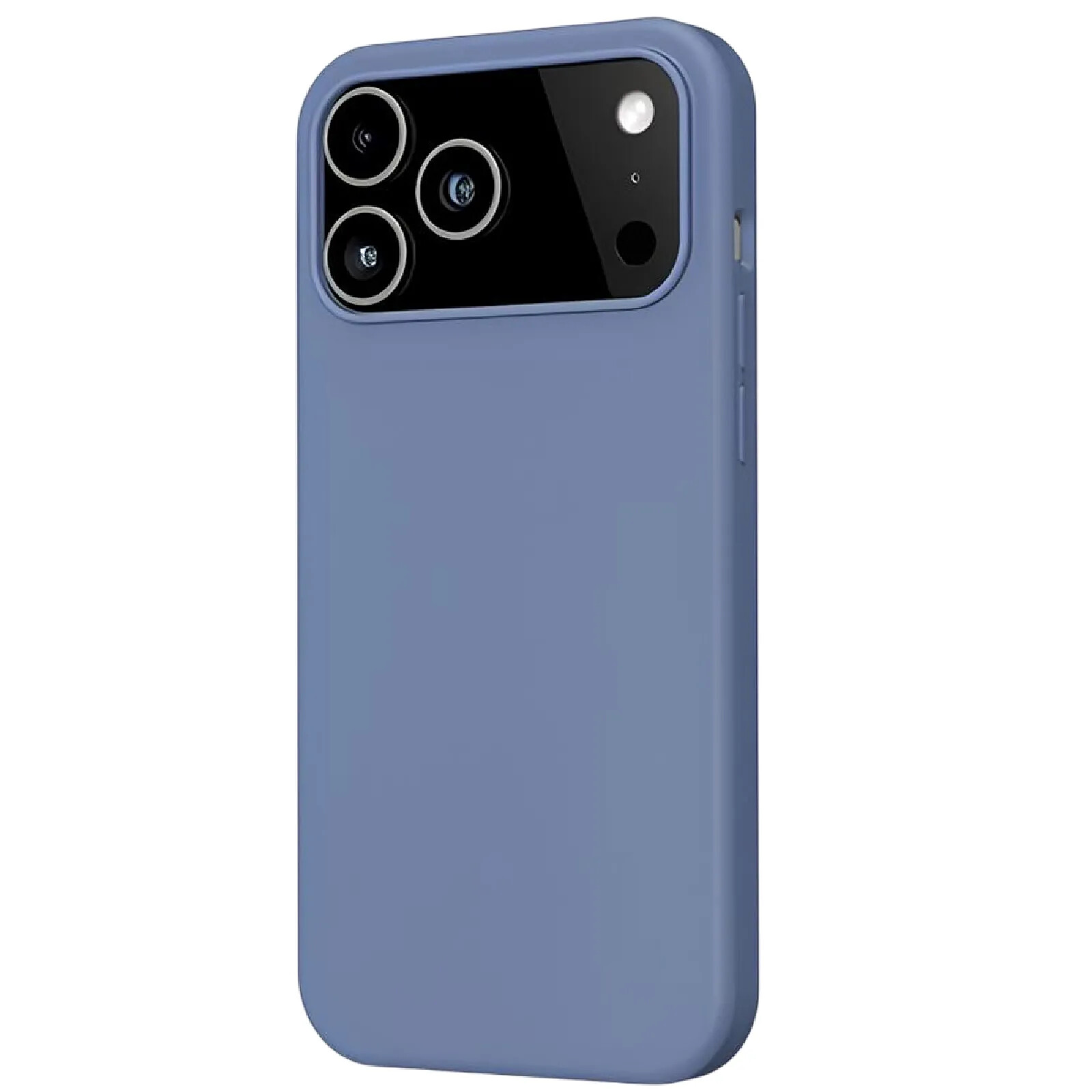 Coque Silicone Pour iPhone 15 Pro Couleur Bleu Compatible Magsafe + Verre Trempe Protection Ecran Little Boutik® - Téléphonie