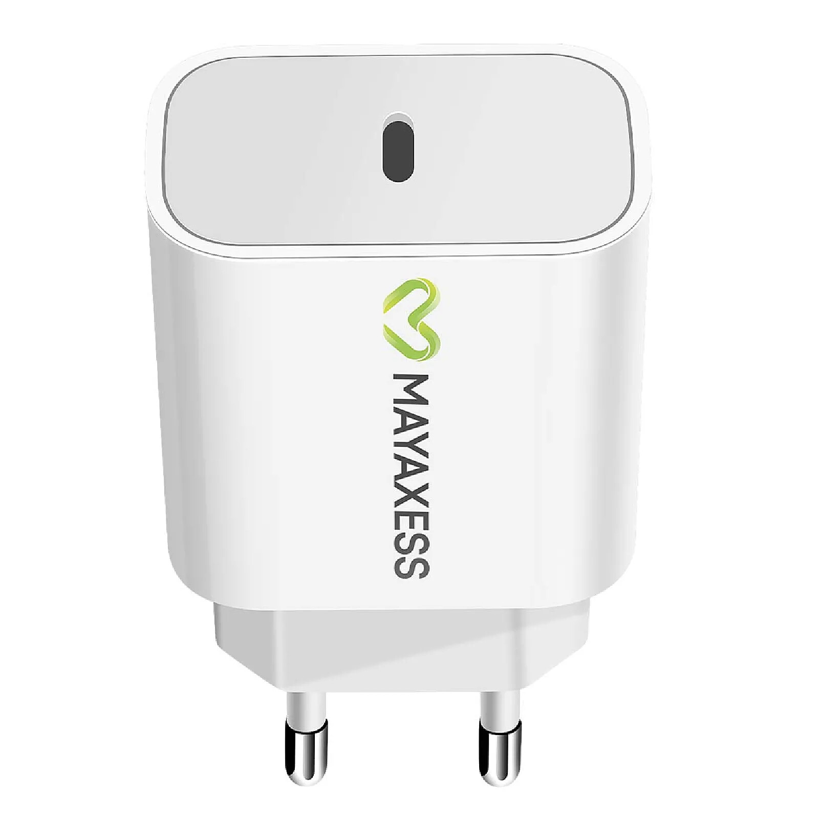 Mayaxess Chargeur Rapide USB-C pour iPhone 17 Pro Max 20W Blanc