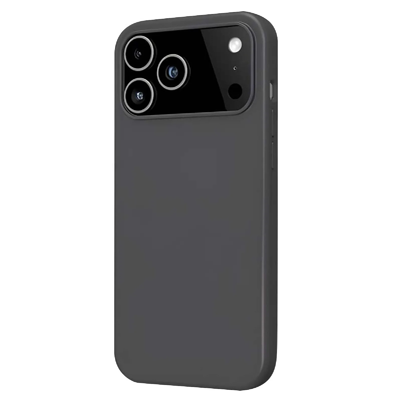 MW Coque en Silicone pour iPhone 17 Pro Max Compatible MagSafe Noir