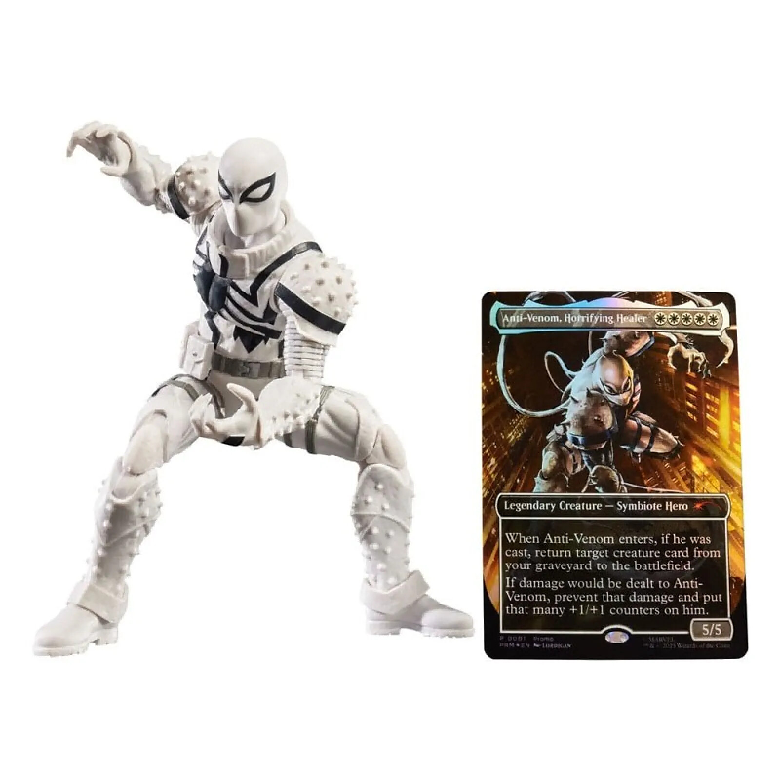 Marvel Legends Magic: The Gathering - Figurine Agent Anti-Venom (avec carte premium exclusive) 15 cm