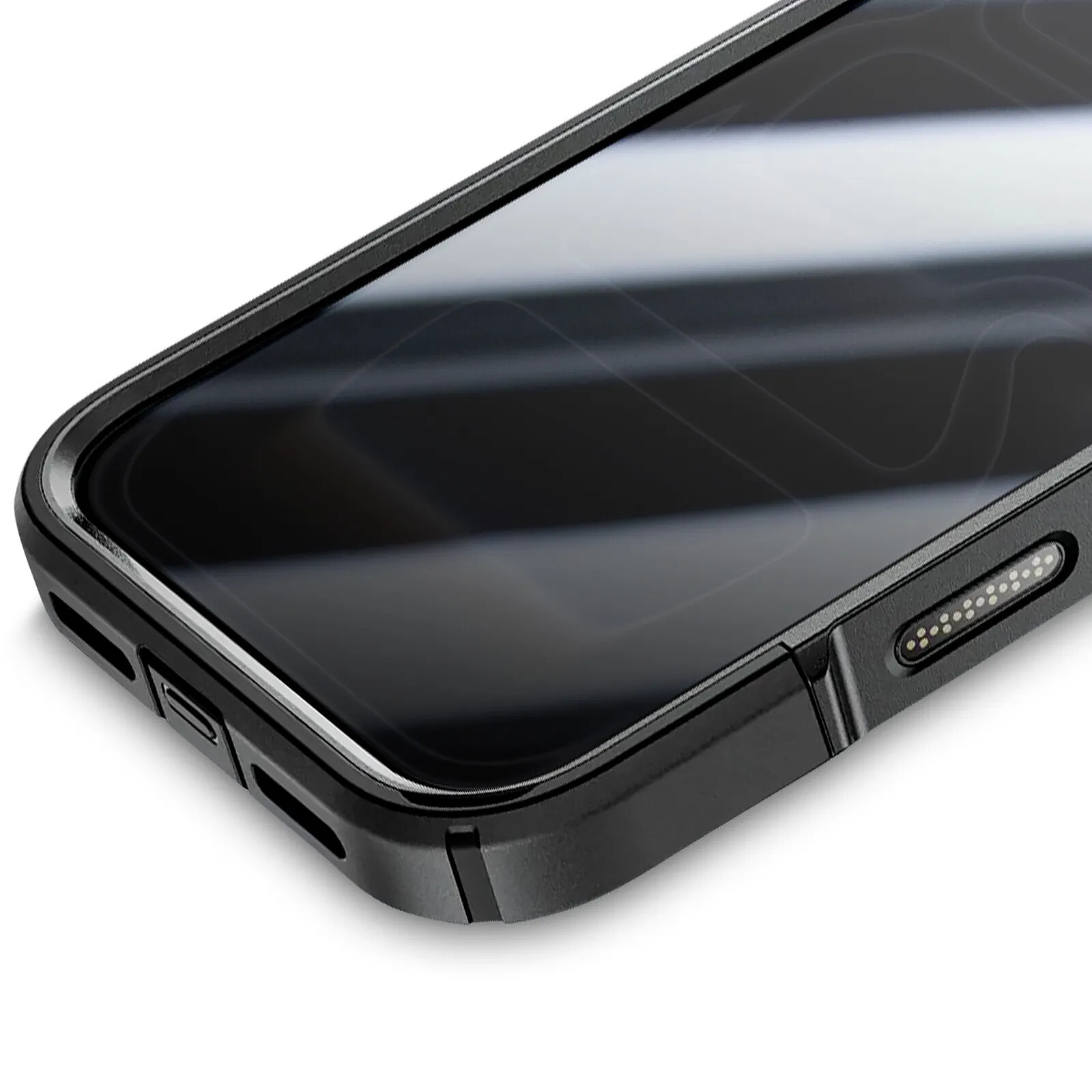 Coque Antichoc Noire Odeydo Pour IPhone 14 ProMax Avec Support Voiture Intégré