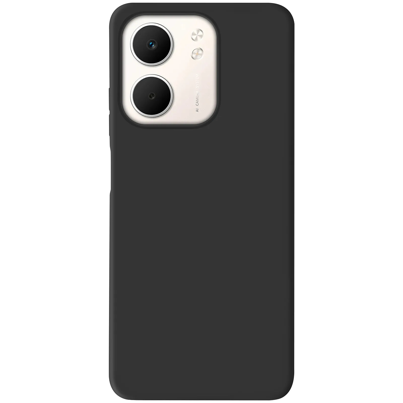 Mayaxess Coque pour Oppo A5x en Silicone Souple Antichocs Noir