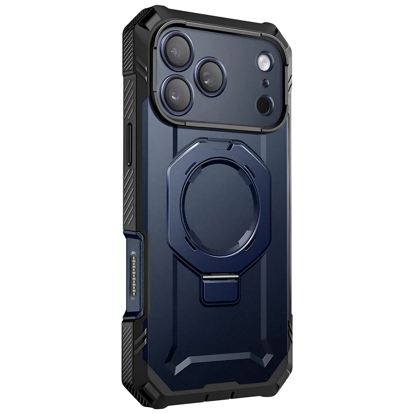 Supcase Coque Intégrale pour iPhone 17 Pro MagSafe Série Unicorn Beetle Grip Pro Bleu nuit
